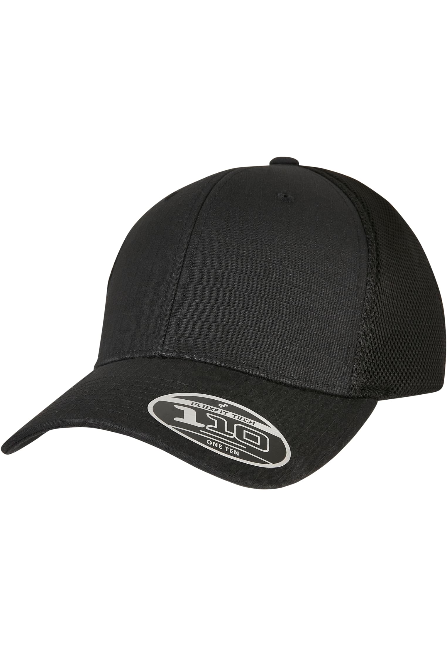 110 Flexfit Ripstop Mesh Cap black | black