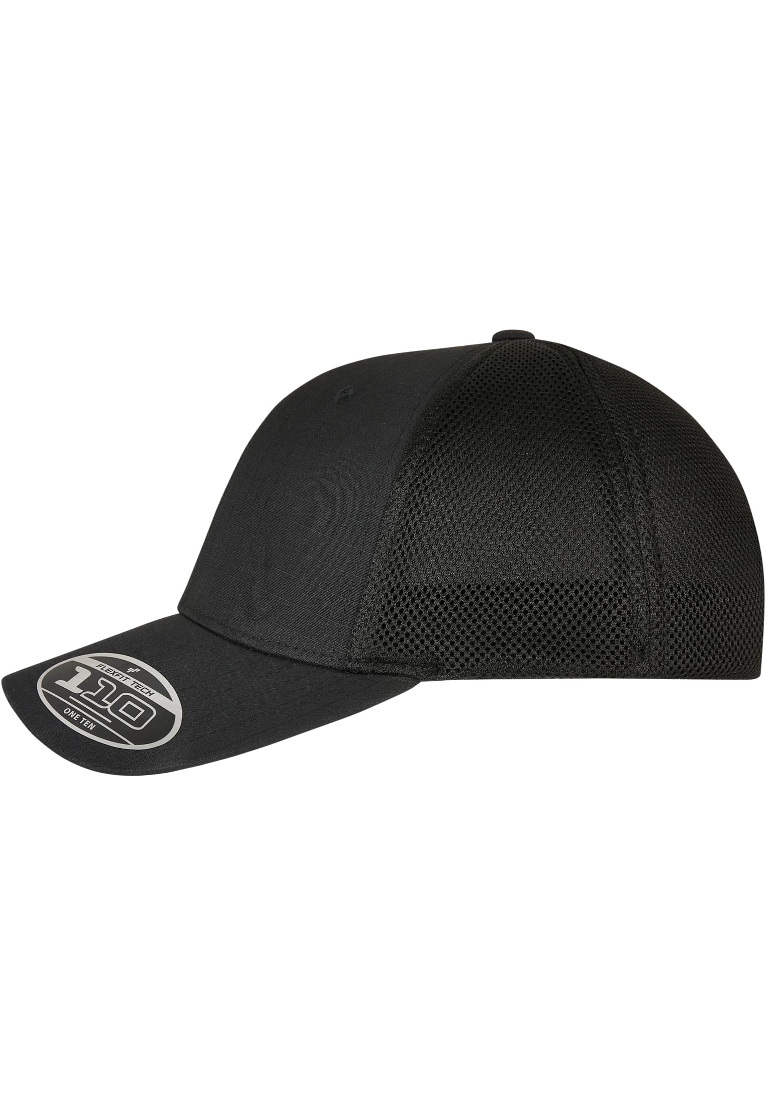110 Flexfit Ripstop Mesh Cap black | black