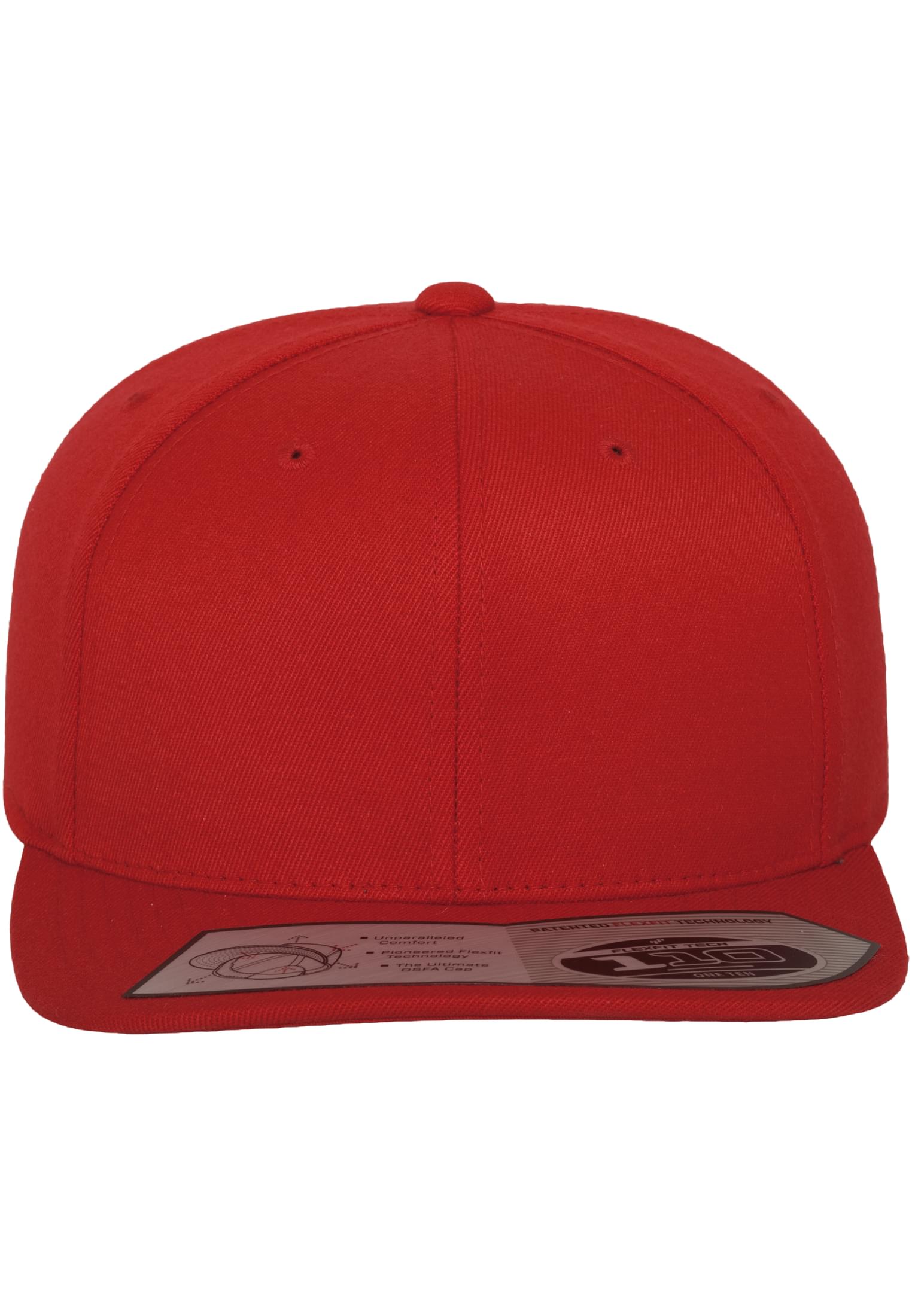 110 Fitted Snapback red | red