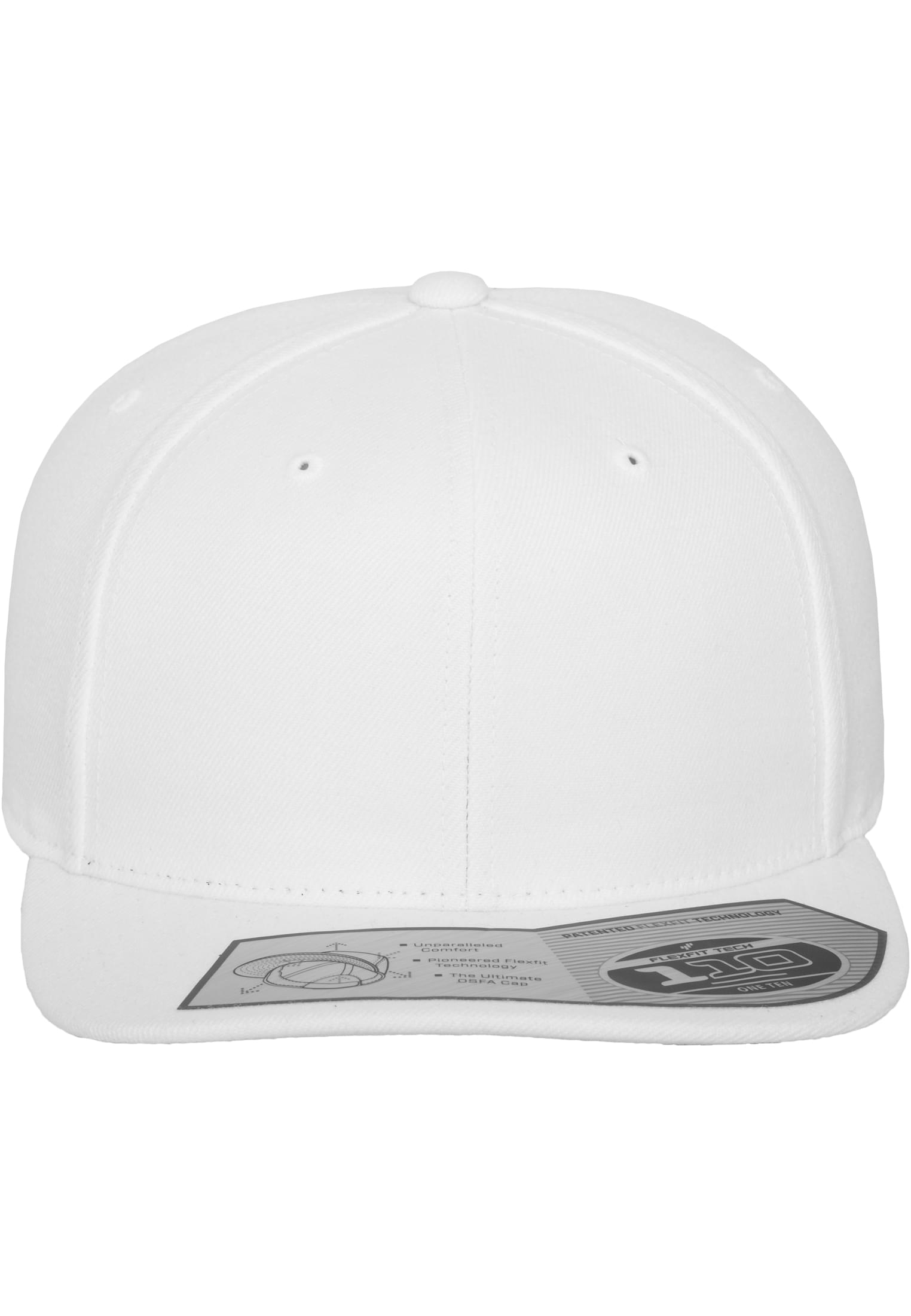 110 Fitted Snapback white | white