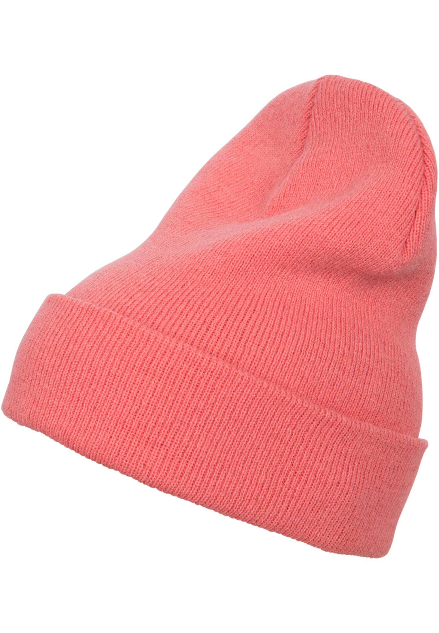 Heavyweight Long Beanie coral | coral