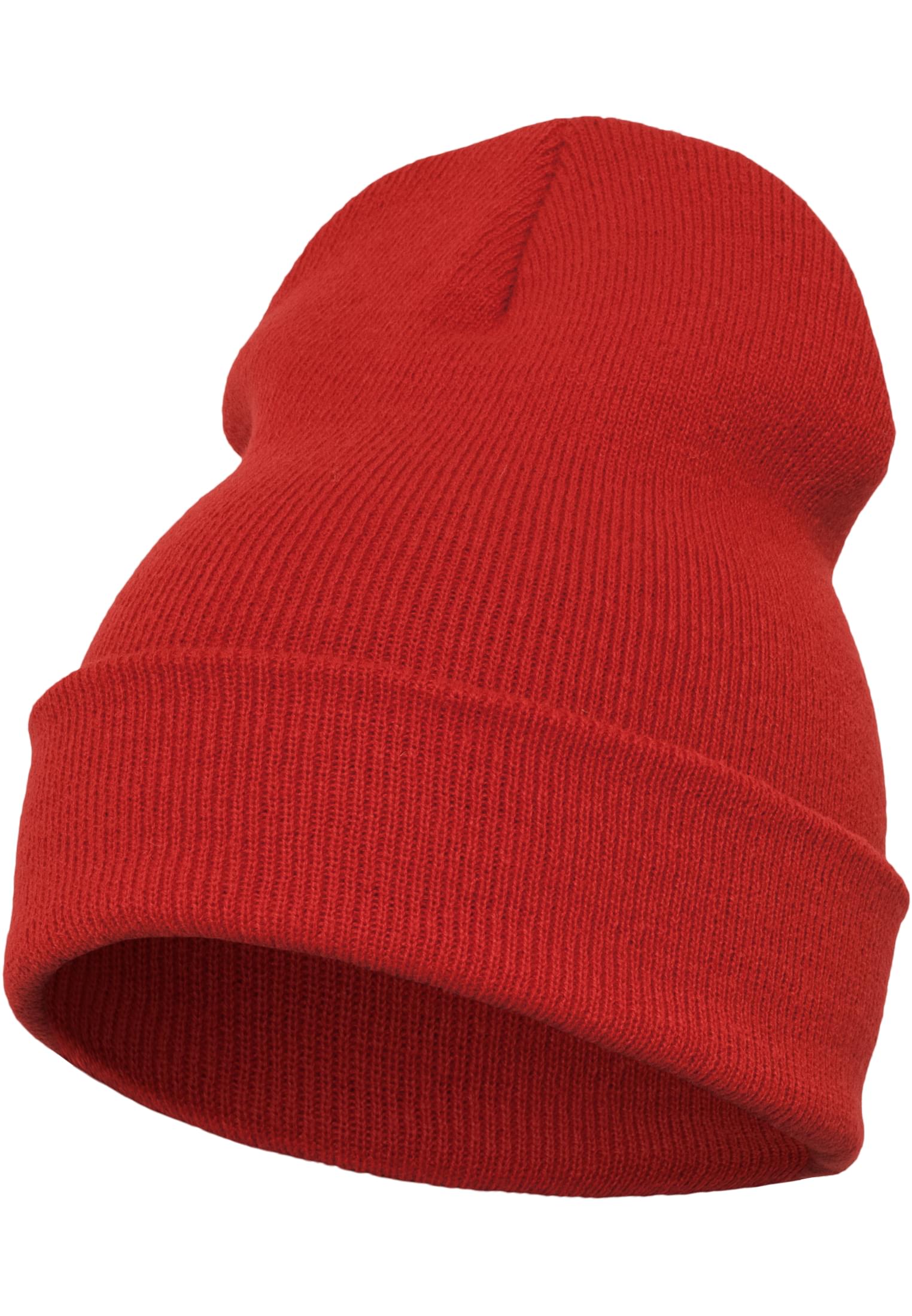 Heavyweight Long Beanie red | red