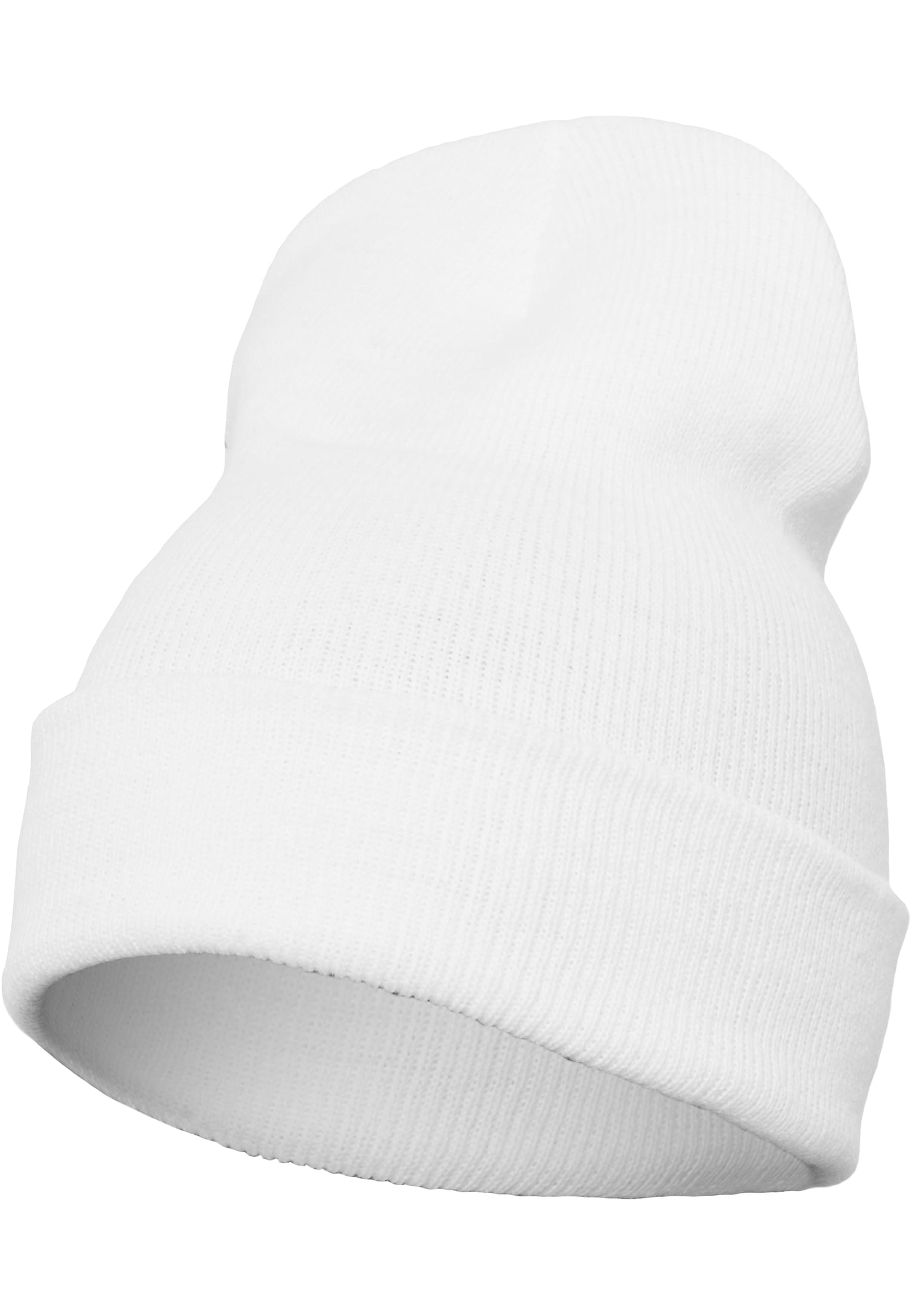 Heavyweight Long Beanie white | white