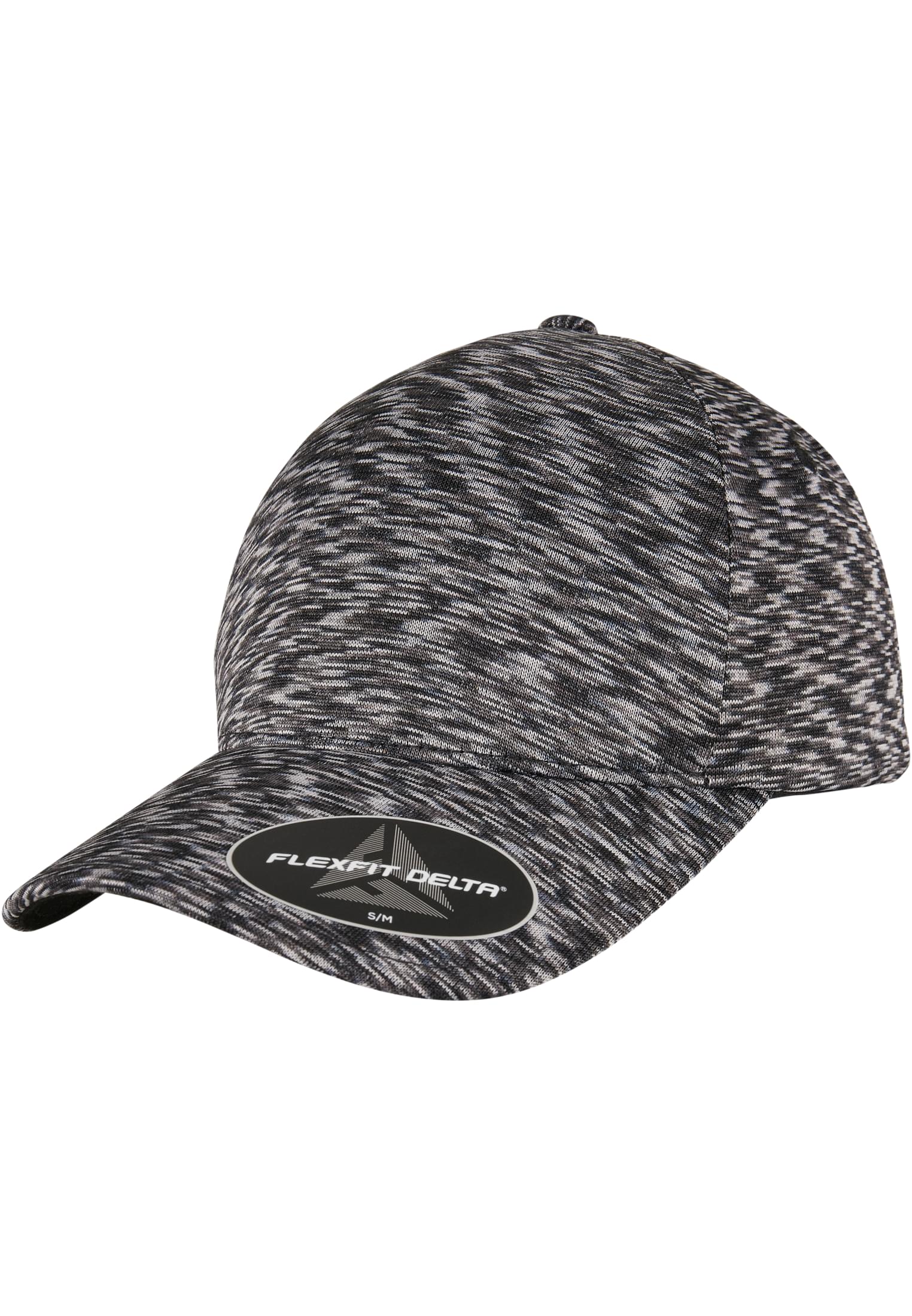 FLEXFIT DELTA UNIPANEL CAP melange black | melange black