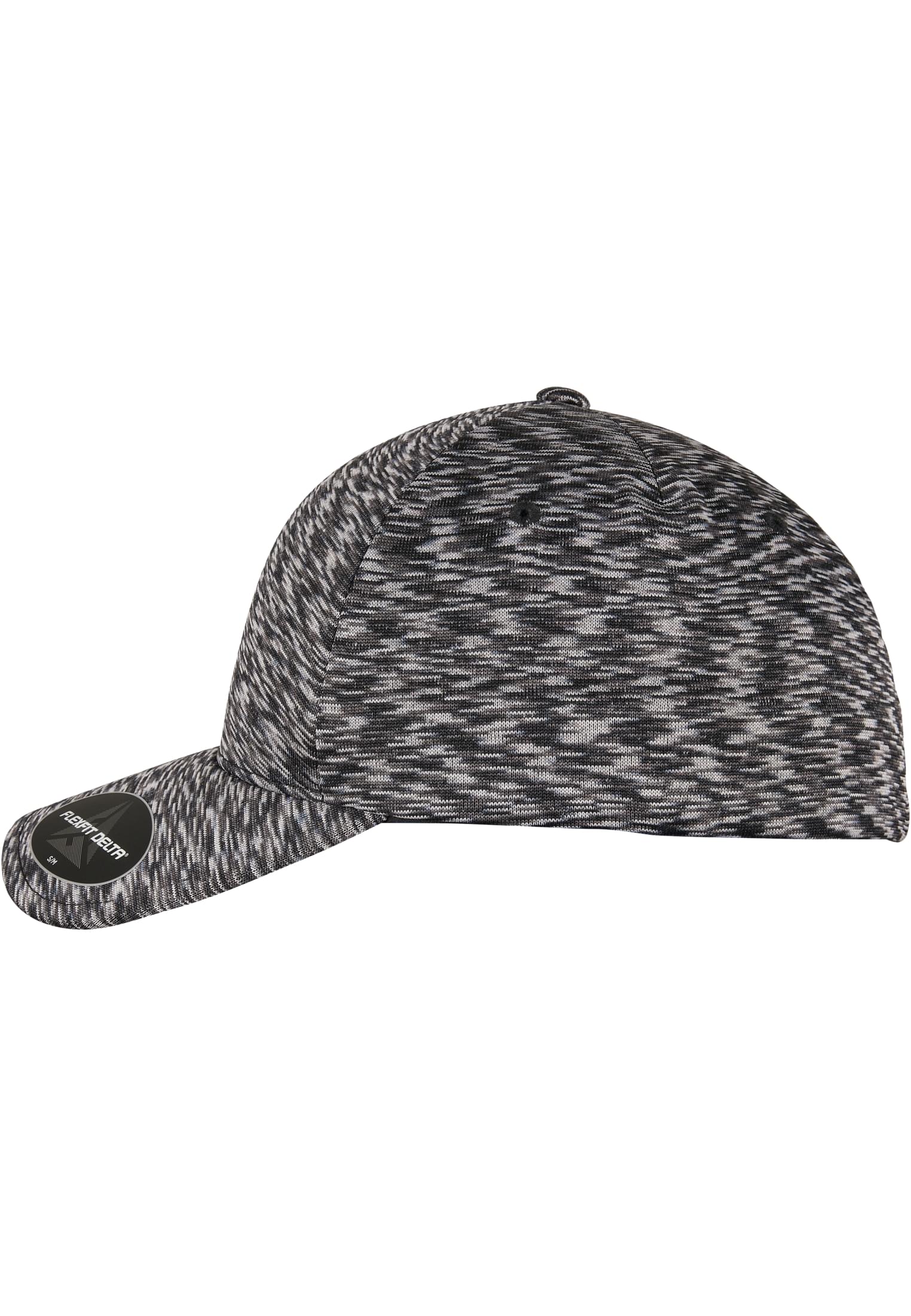 FLEXFIT DELTA UNIPANEL CAP melange black | melange black