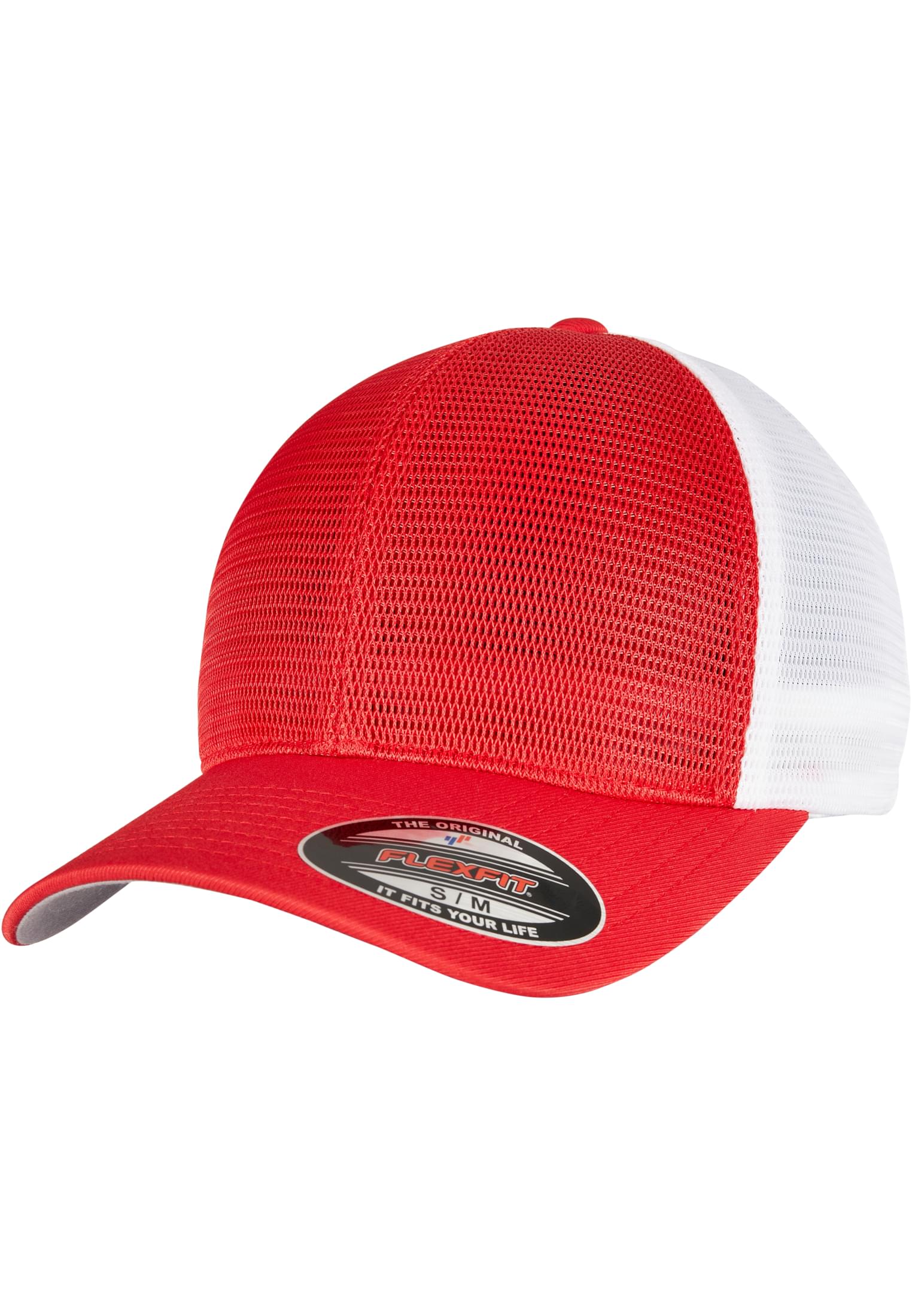 FLEXFIT 360 OMNIMESH CAP 2-TONE red/white | red/white