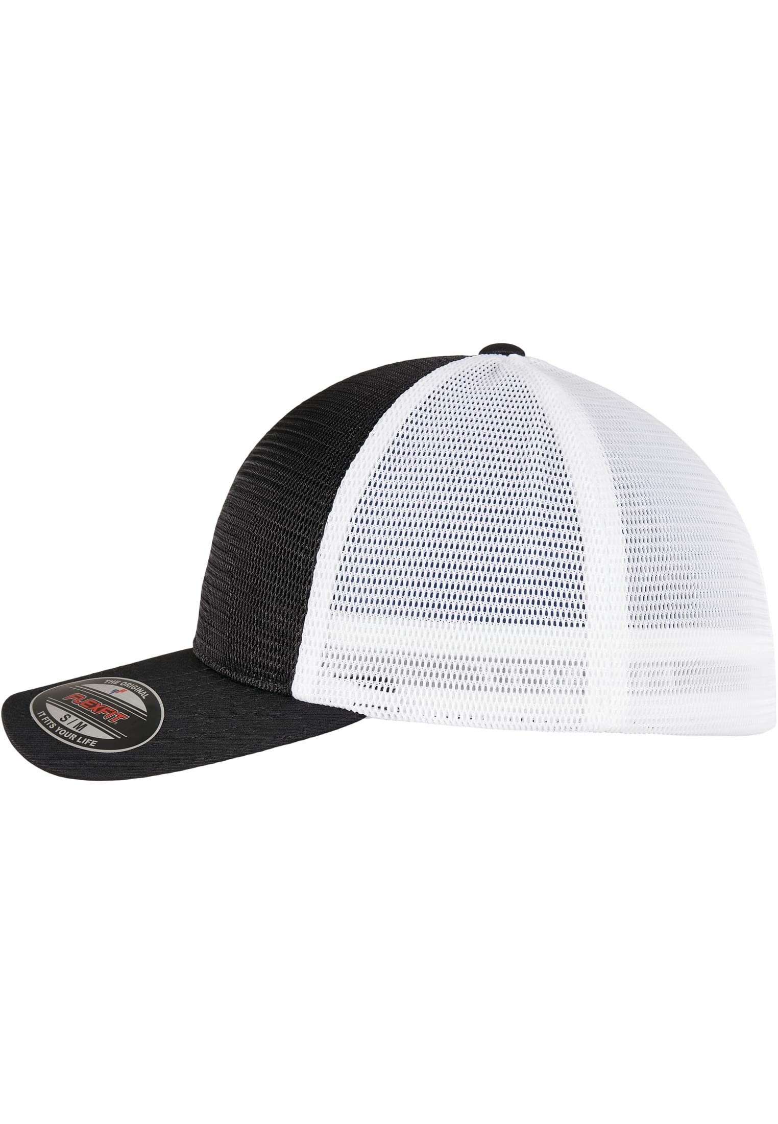 FLEXFIT 360 OMNIMESH CAP 2-TONE black/white | black/white
