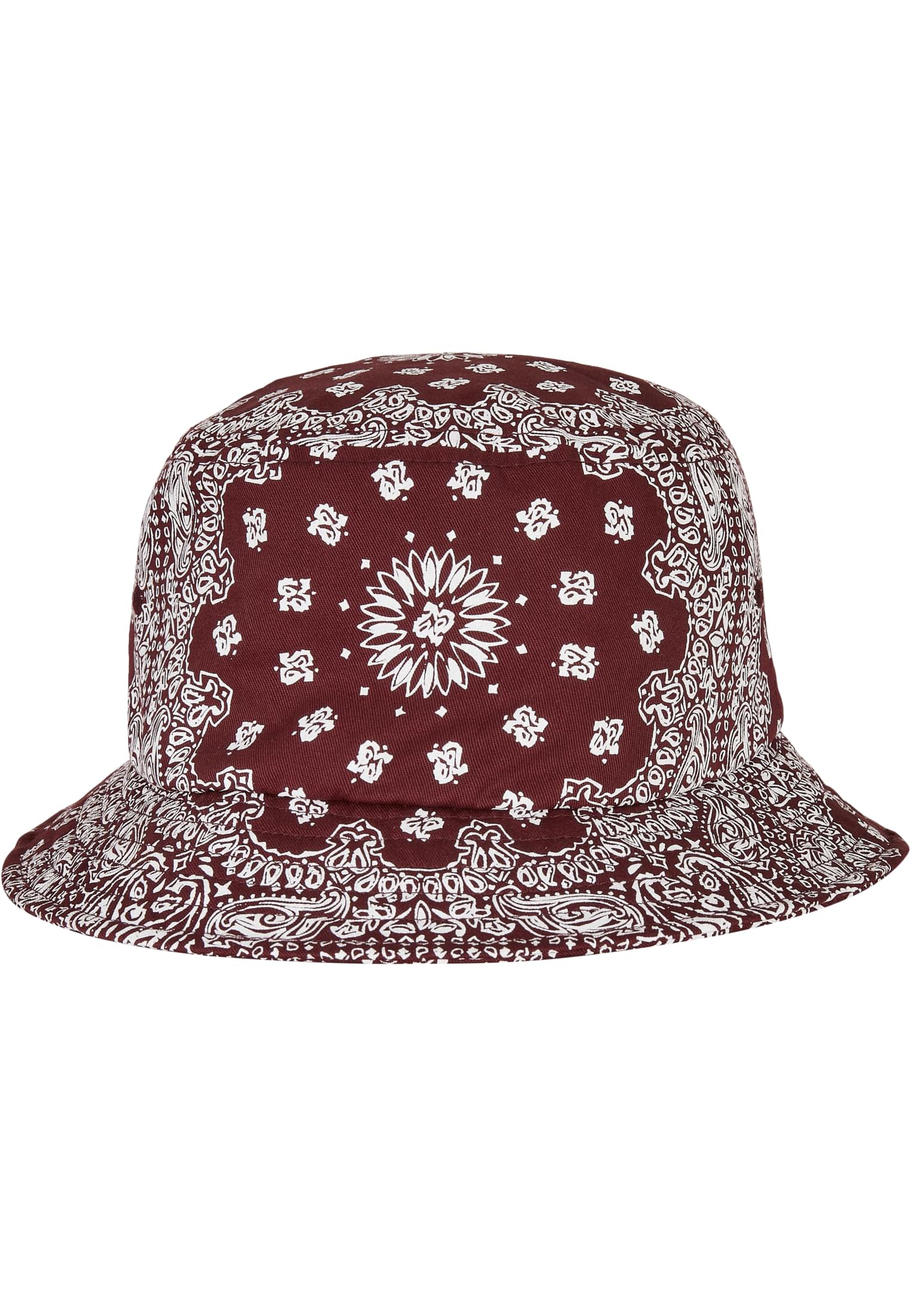 Bandana Print Bucket Hat cherry/white | cherry/white