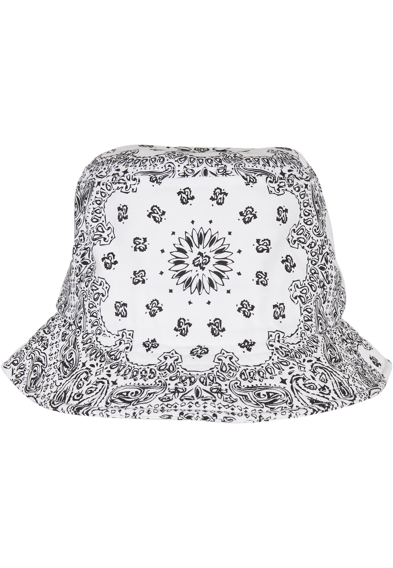 Bandana Print Bucket Hat white | white