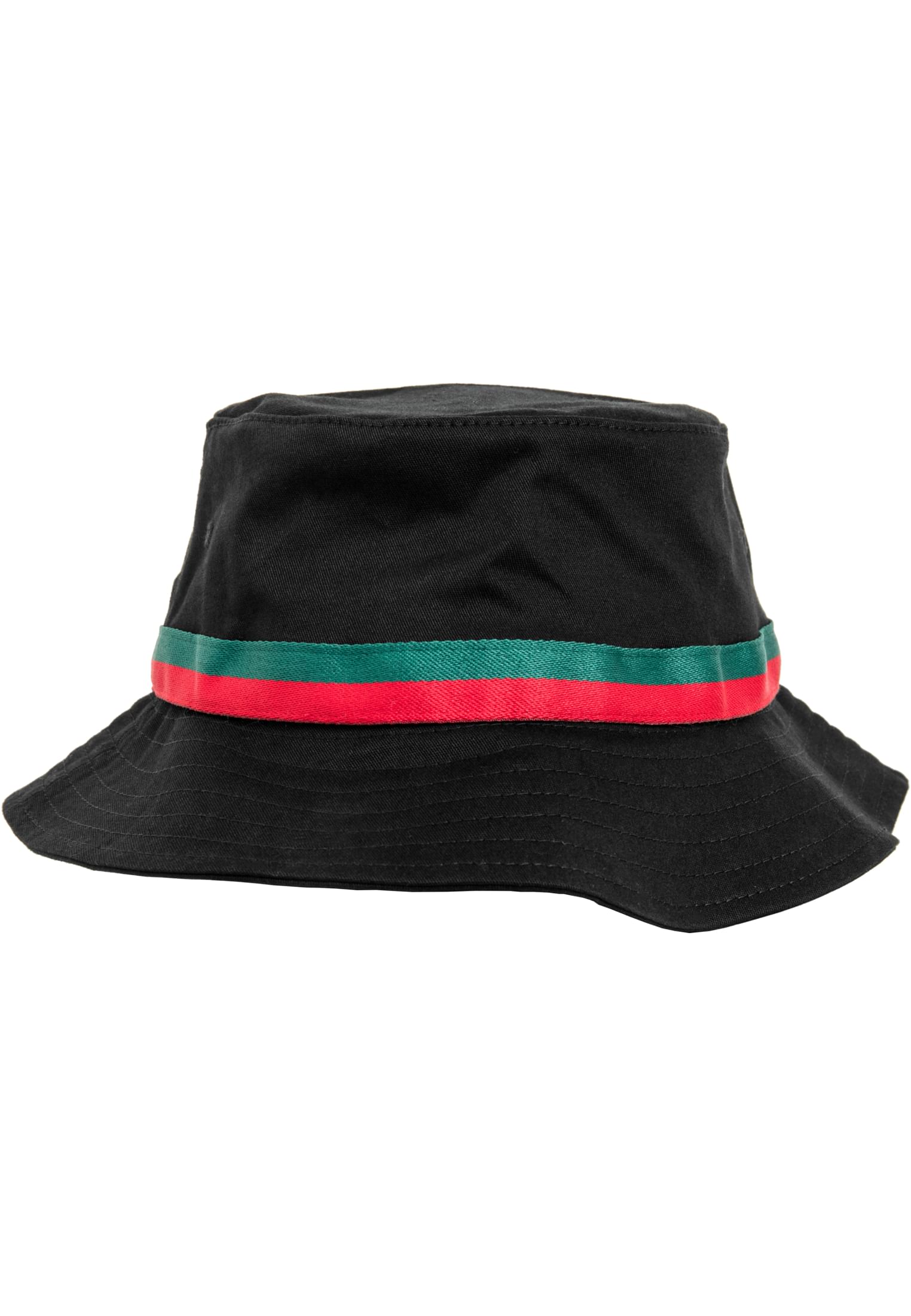 Stripe Bucket Hat black/firered/green | black/firered/green