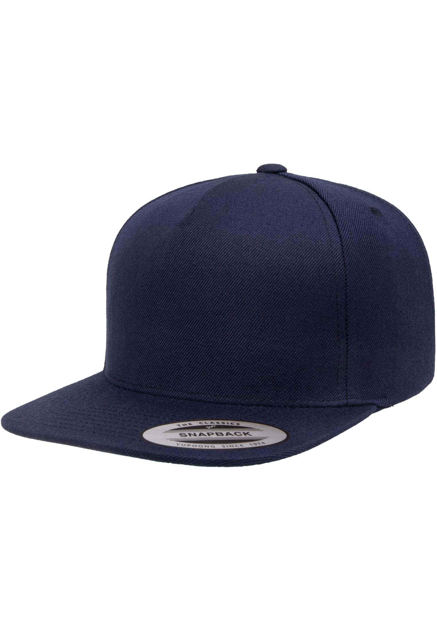 Premium 5-Panel Snapback Cap navy | navy