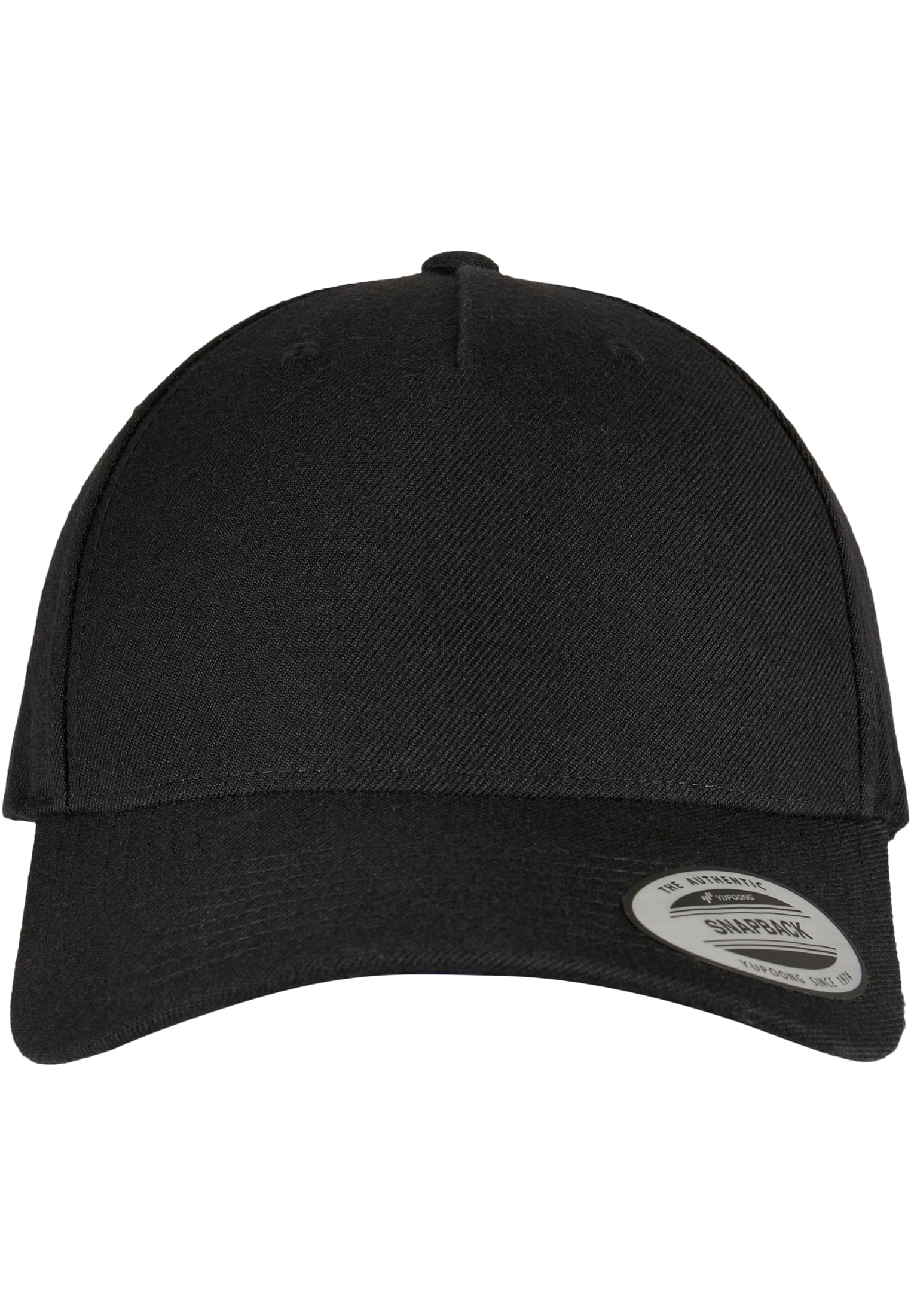 YP CLASSICS 5-PANEL PREMIUM CURVED VISOR SNAPBACK CAP black | black