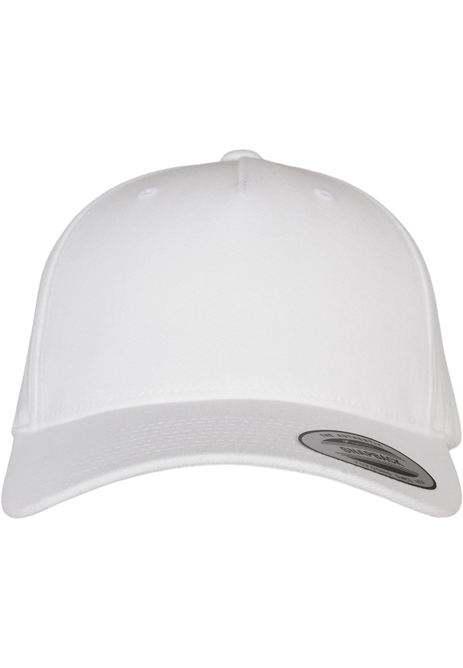 YP CLASSICS 5-PANEL PREMIUM CURVED VISOR SNAPBACK CAP white | white