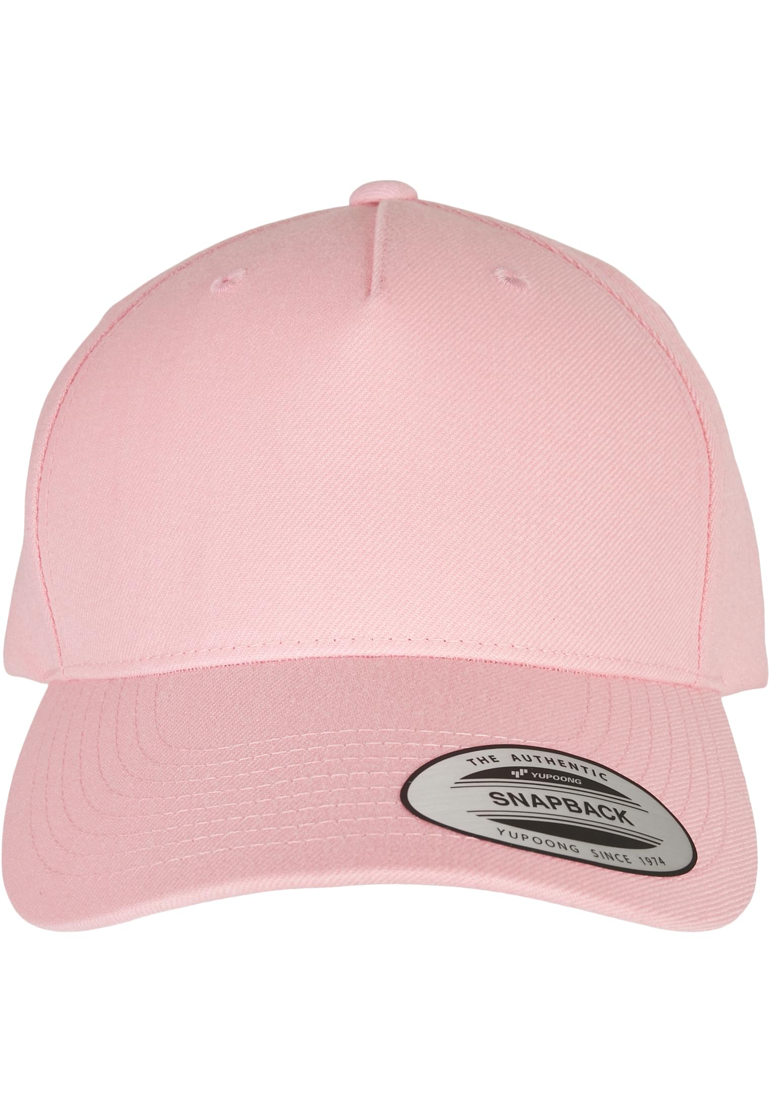 YP CLASSICS 5-PANEL PREMIUM CURVED VISOR SNAPBACK CAP prism pink | prism pink