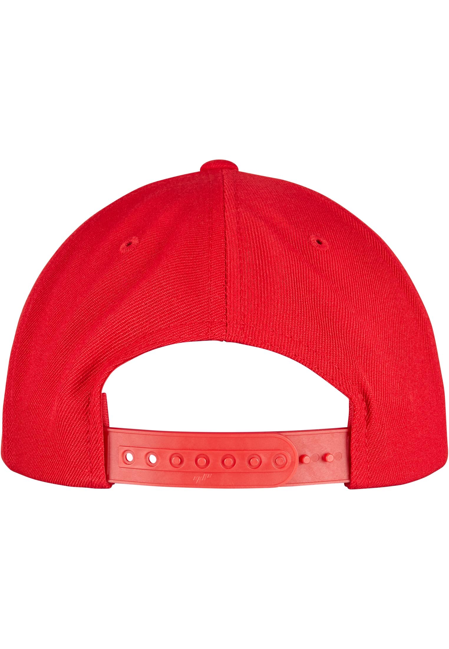 YP CLASSICS 5-PANEL PREMIUM CURVED VISOR SNAPBACK CAP red | red