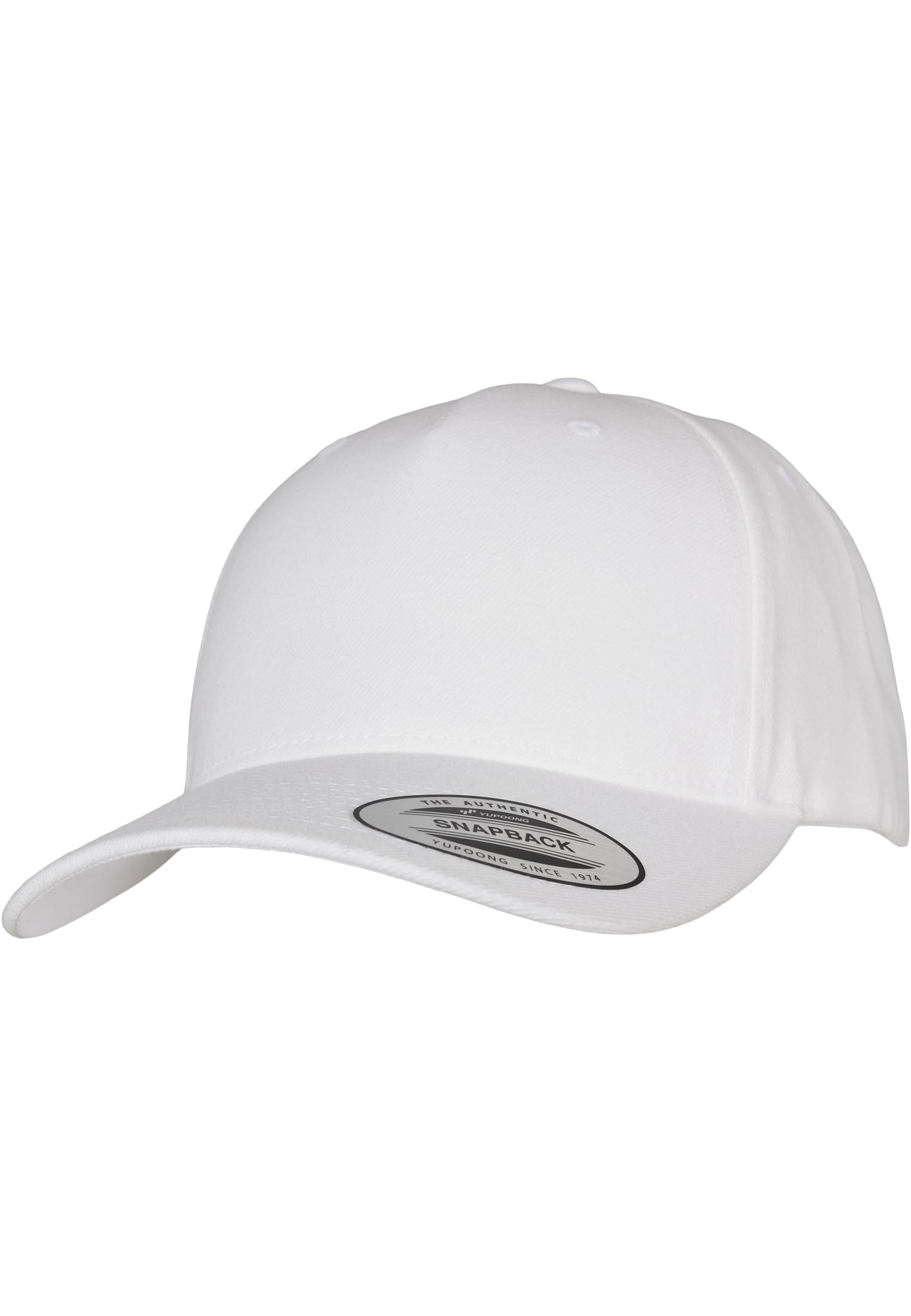 YP CLASSICS 5-PANEL PREMIUM CURVED VISOR SNAPBACK CAP white | white