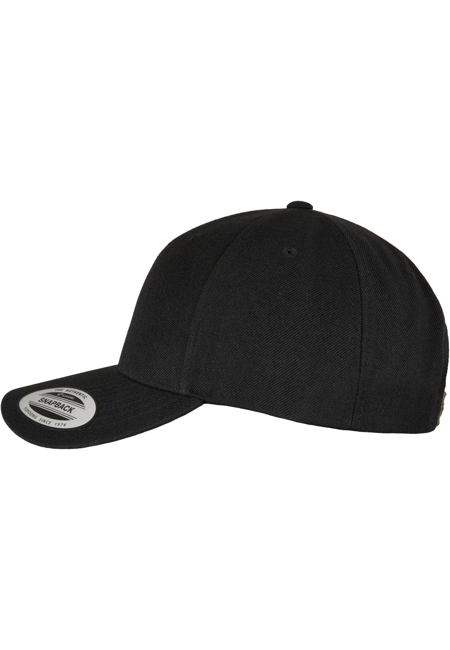 YP CLASSICS 5-PANEL PREMIUM CURVED VISOR SNAPBACK CAP black | black