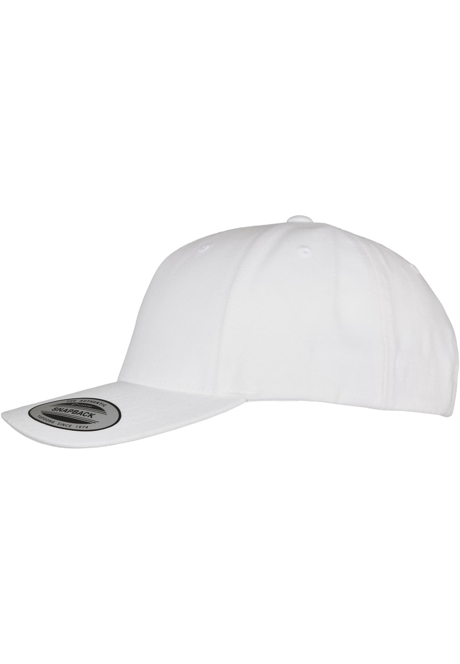 YP CLASSICS 5-PANEL PREMIUM CURVED VISOR SNAPBACK CAP white | white