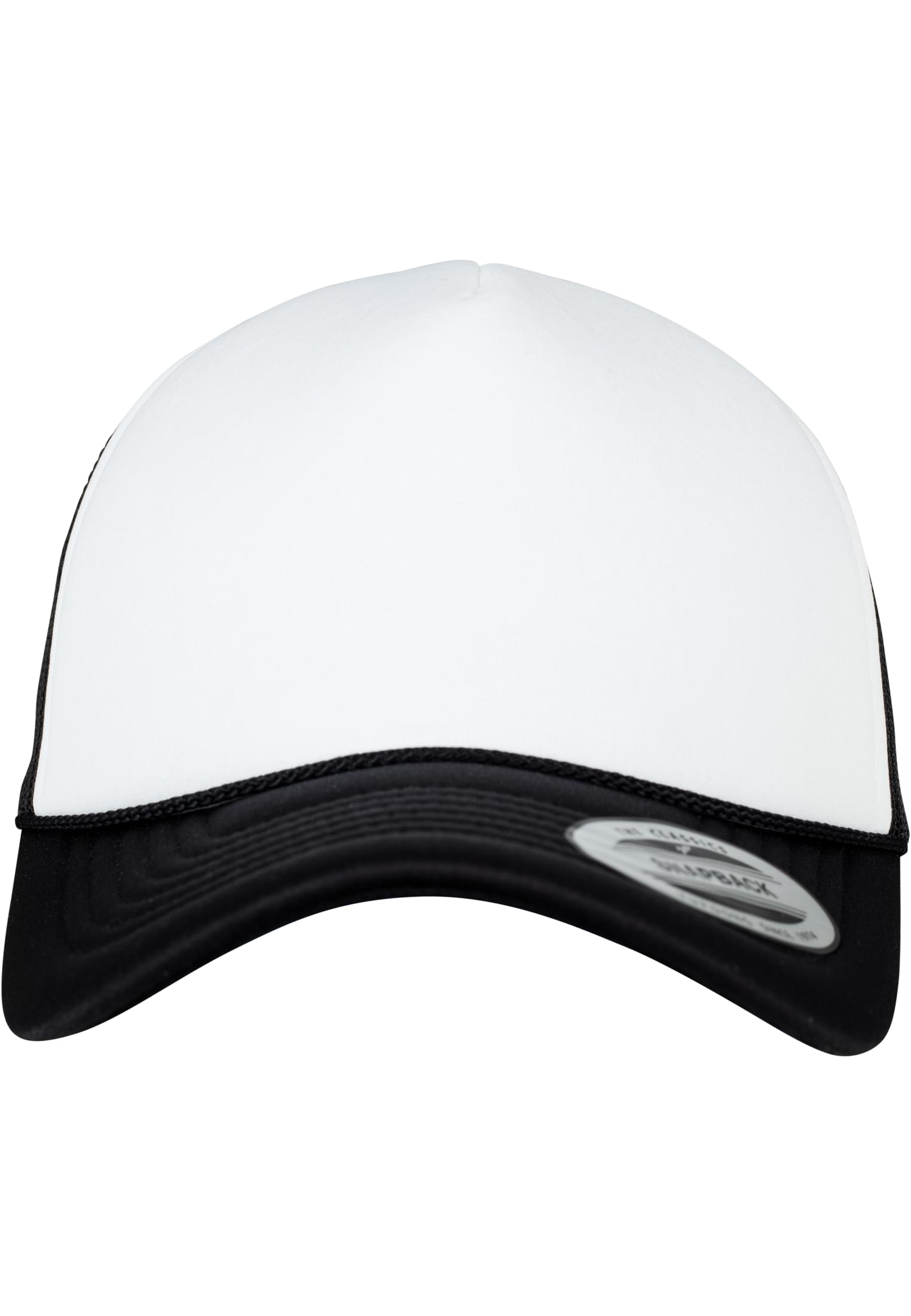Foam Trucker Cap Curved Visor blk/wht/blk | blk/wht/blk