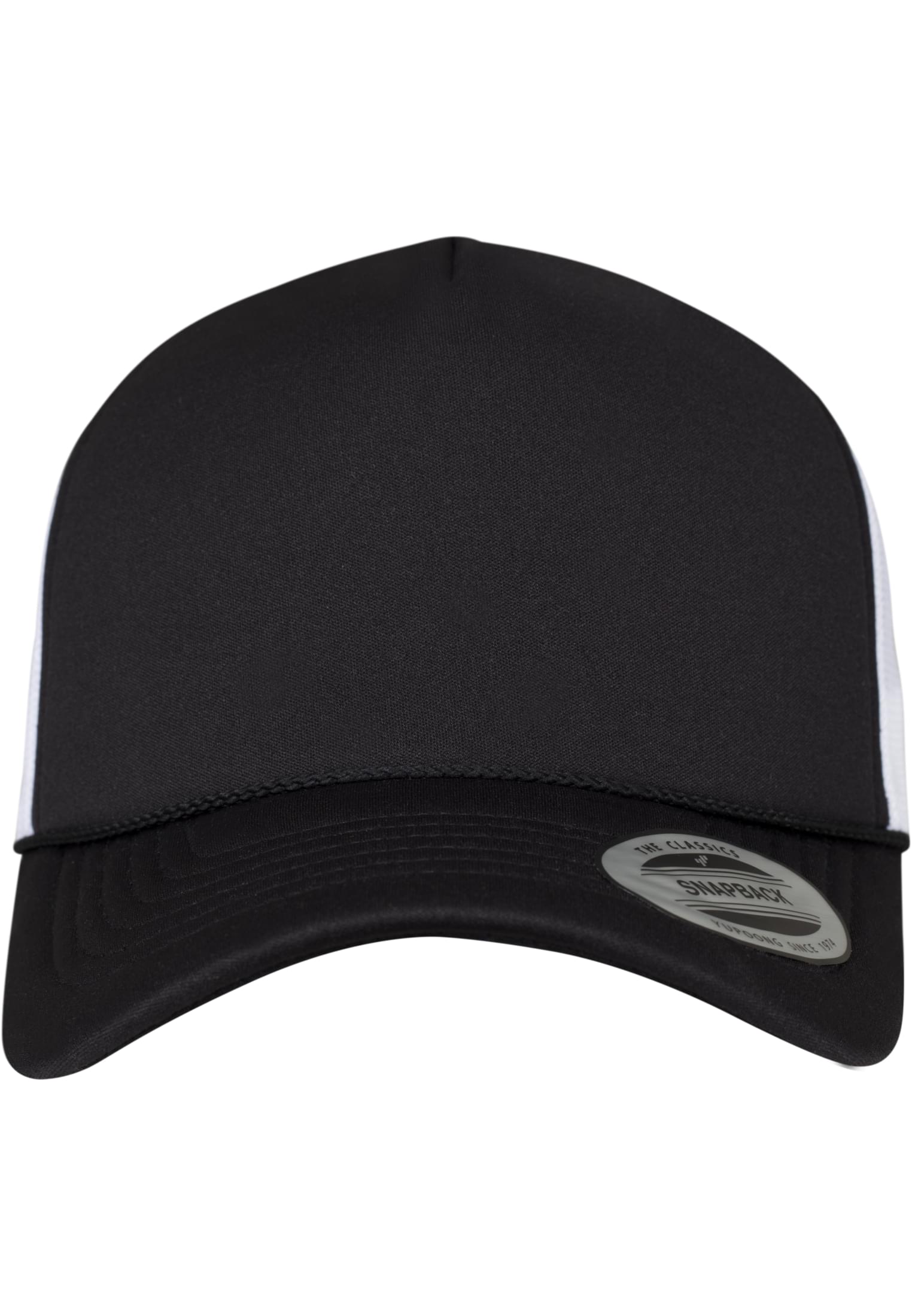 Foam Trucker Cap Curved Visor wht/blk/blk | wht/blk/blk