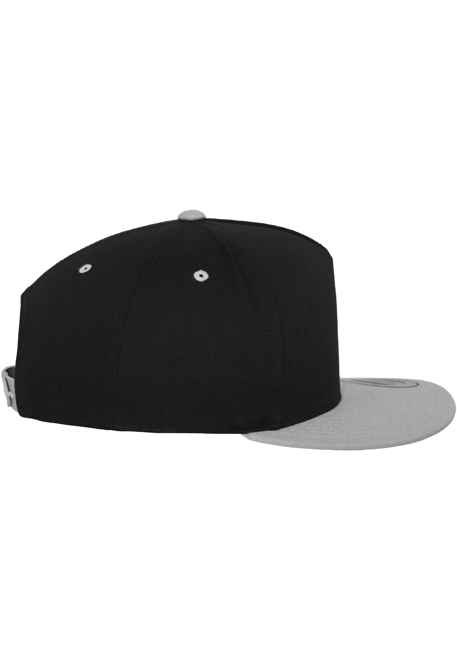 Classic 5 Panel Snapback blk/silver | blk/silver
