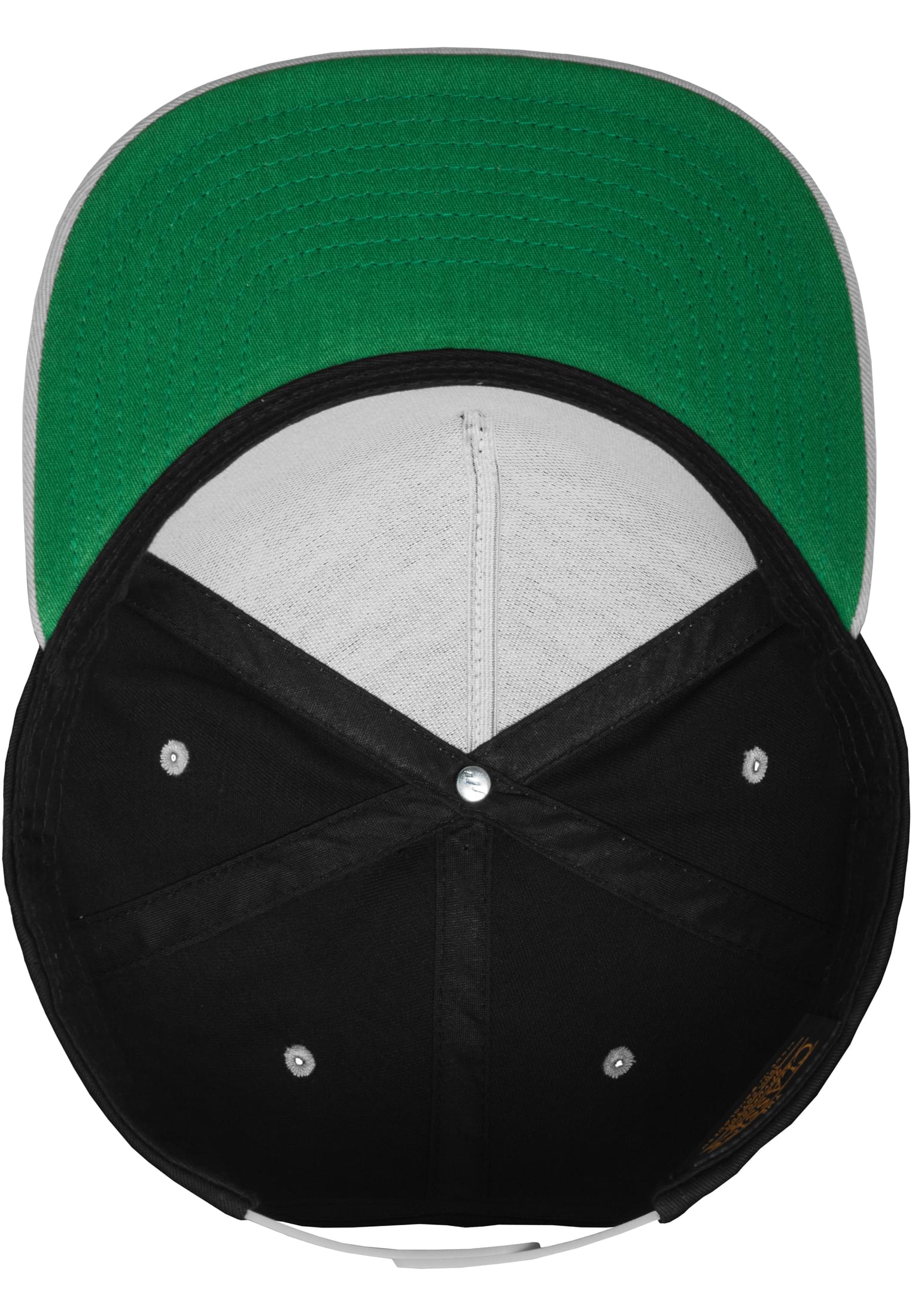 Classic 5 Panel Snapback blk/silver | blk/silver
