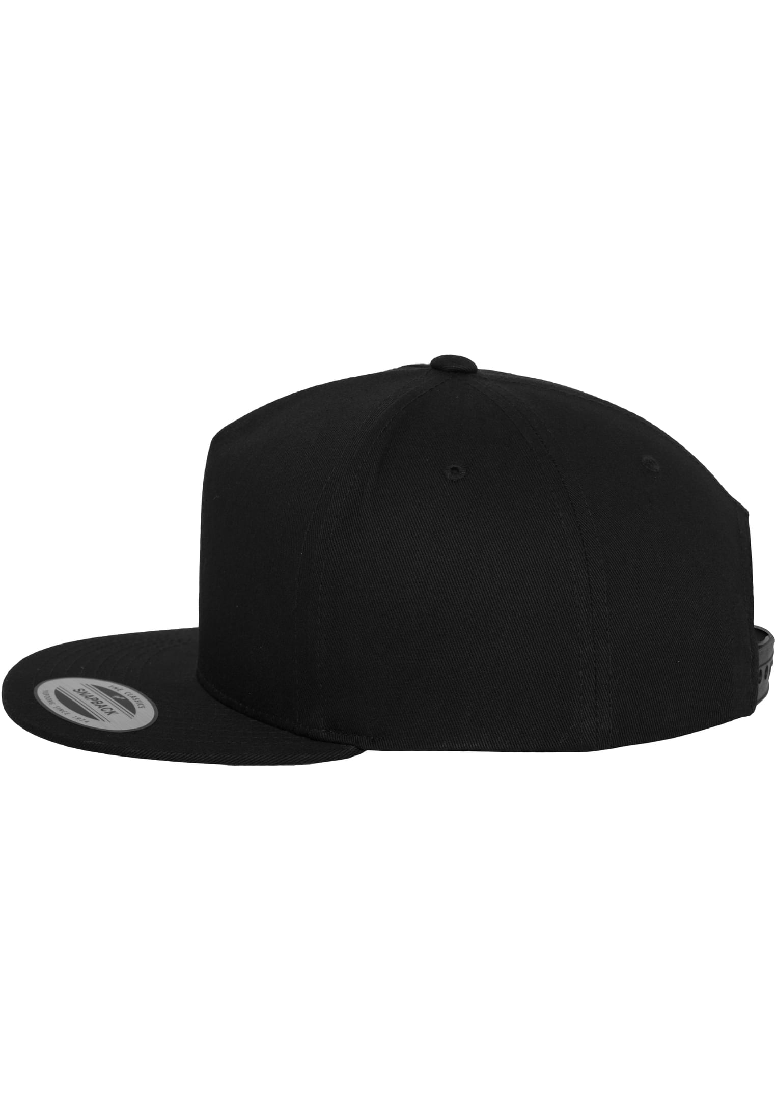 Classic 5 Panel Snapback black | black