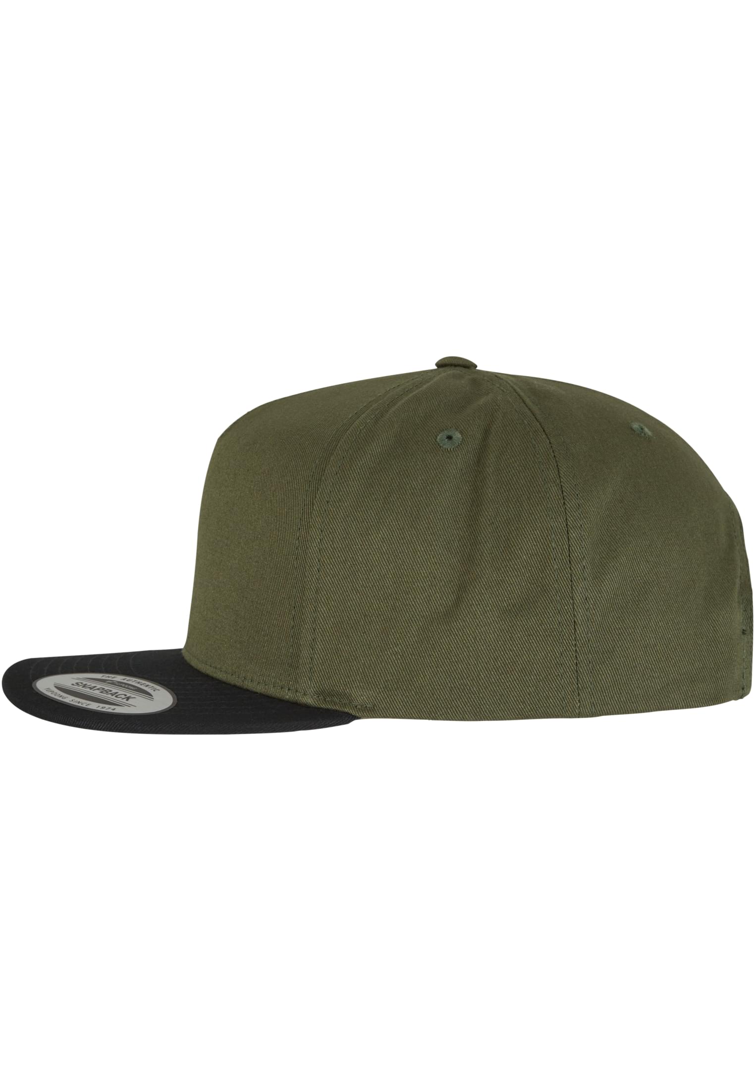 Classic 5 Panel Snapback olive/black | olive/black