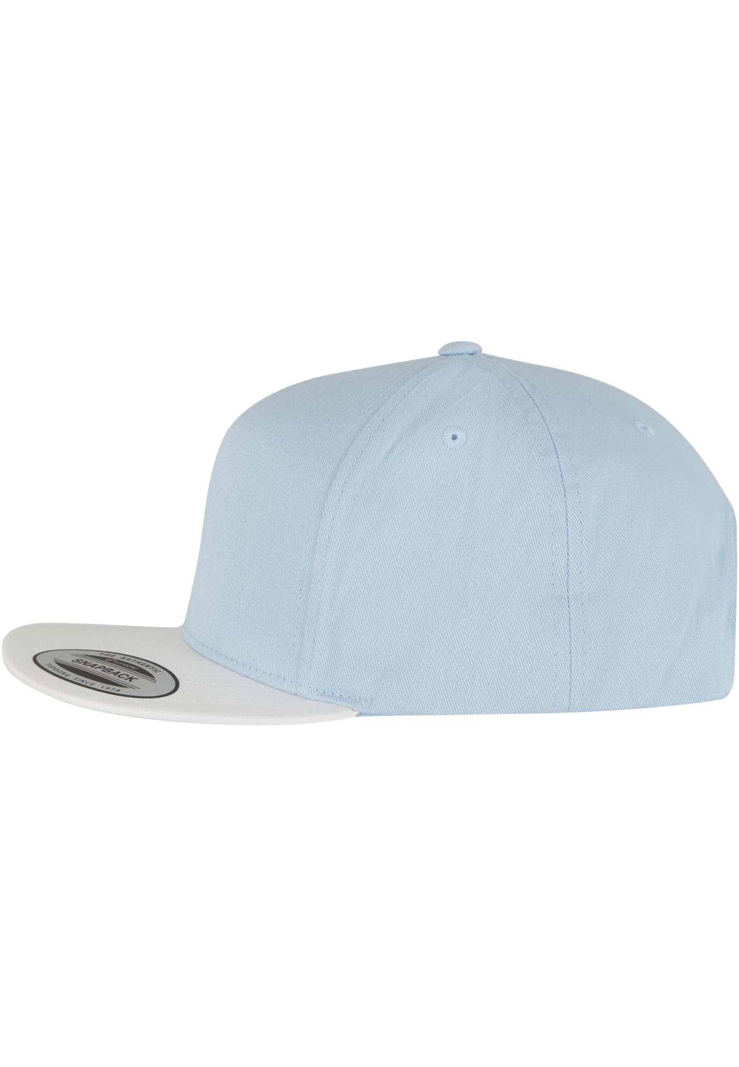 Classic 5 Panel Snapback lightblue/white | lightblue/white