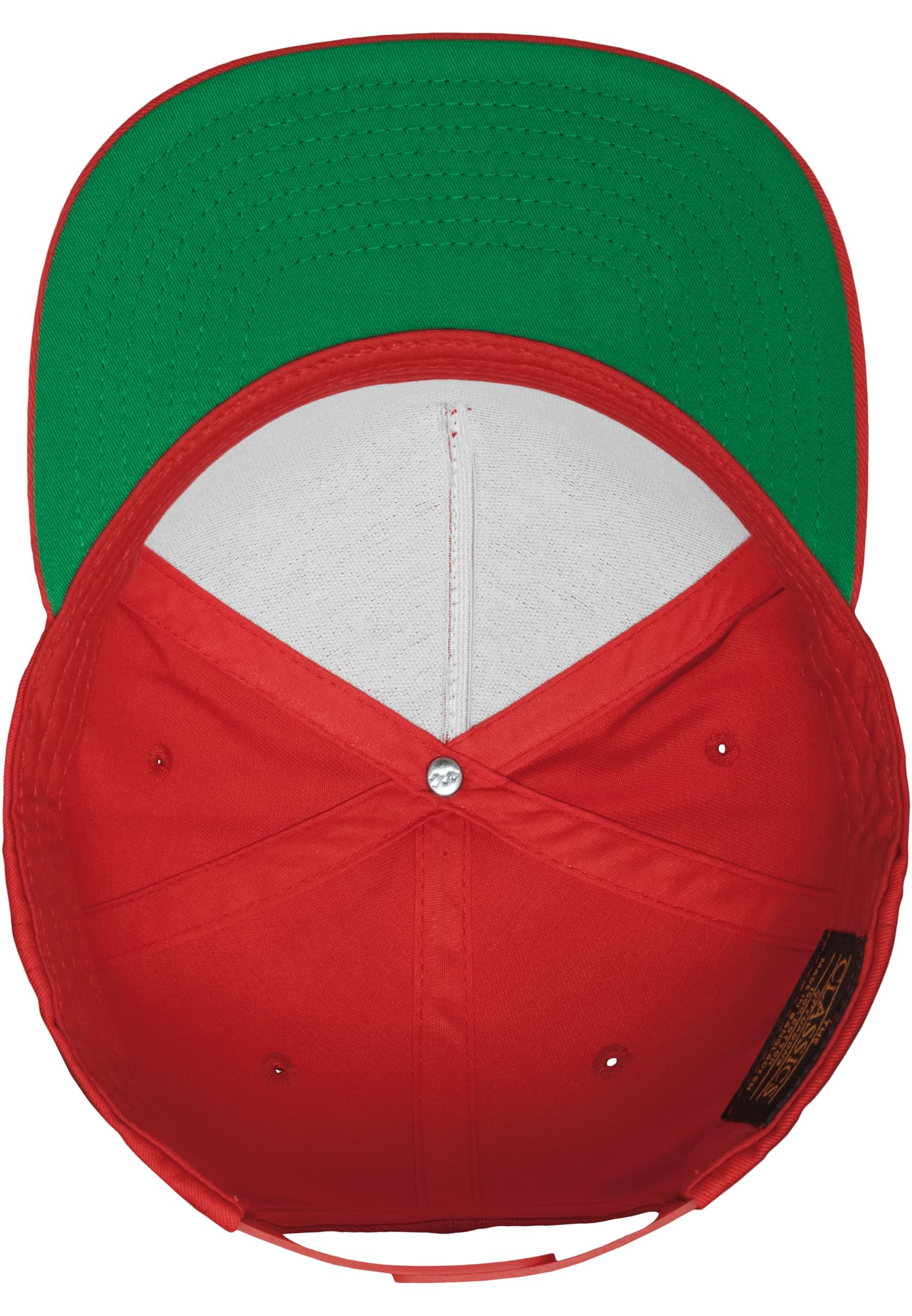 Classic 5 Panel Snapback red | red