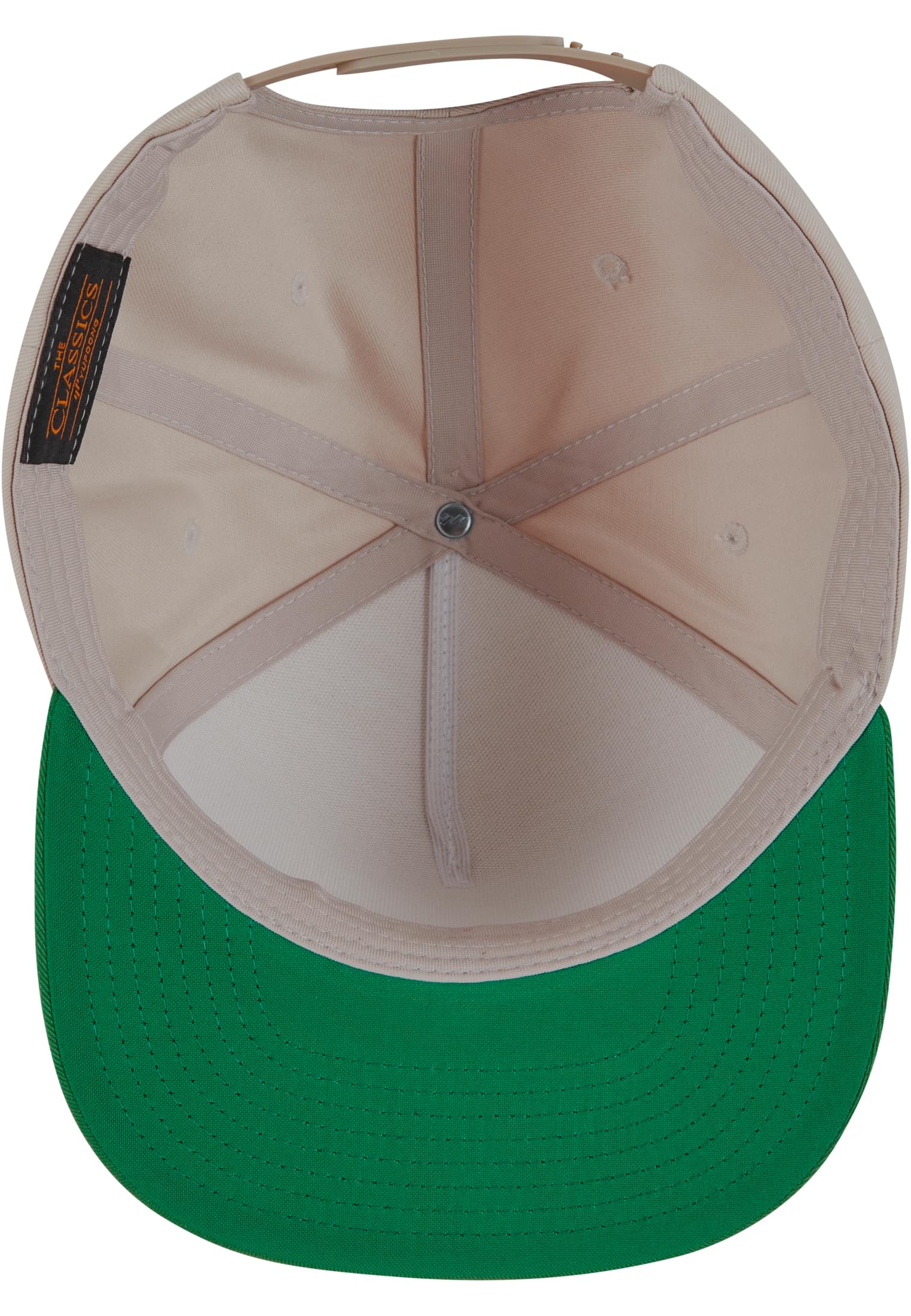 Classic 5 Panel Snapback beige/green | beige/green