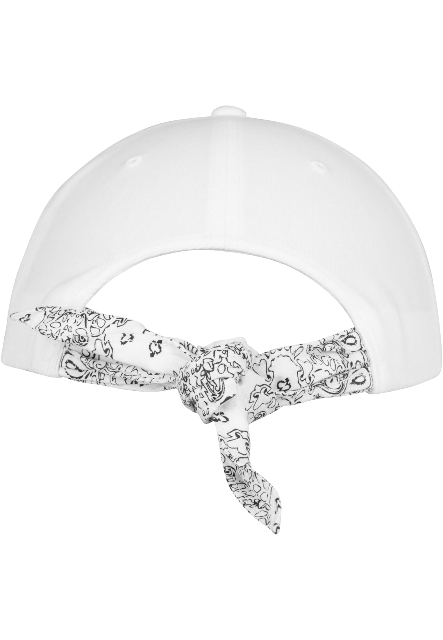 Bandana Tie Snapback wht/wht | wht/wht