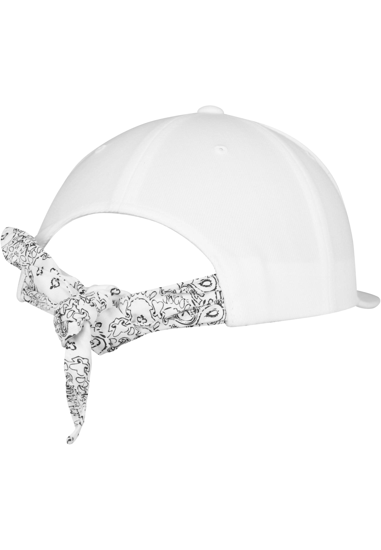 Bandana Tie Snapback wht/wht | wht/wht