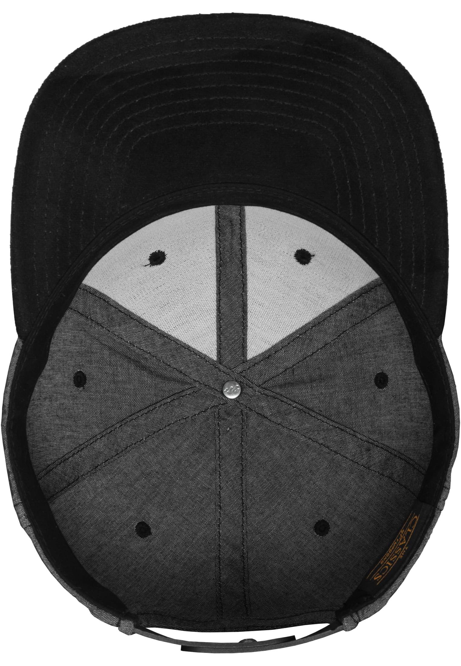 Chambray-Suede Snapback blk/blk | blk/blk