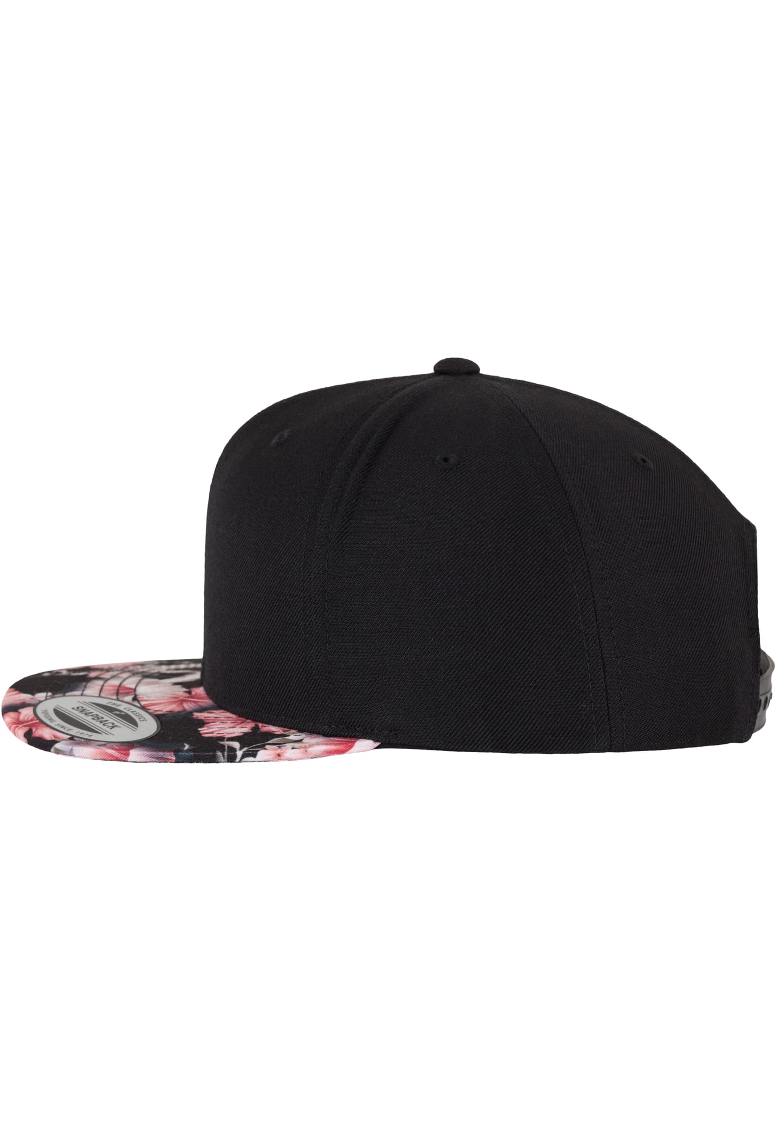 Floral Snapback red | red