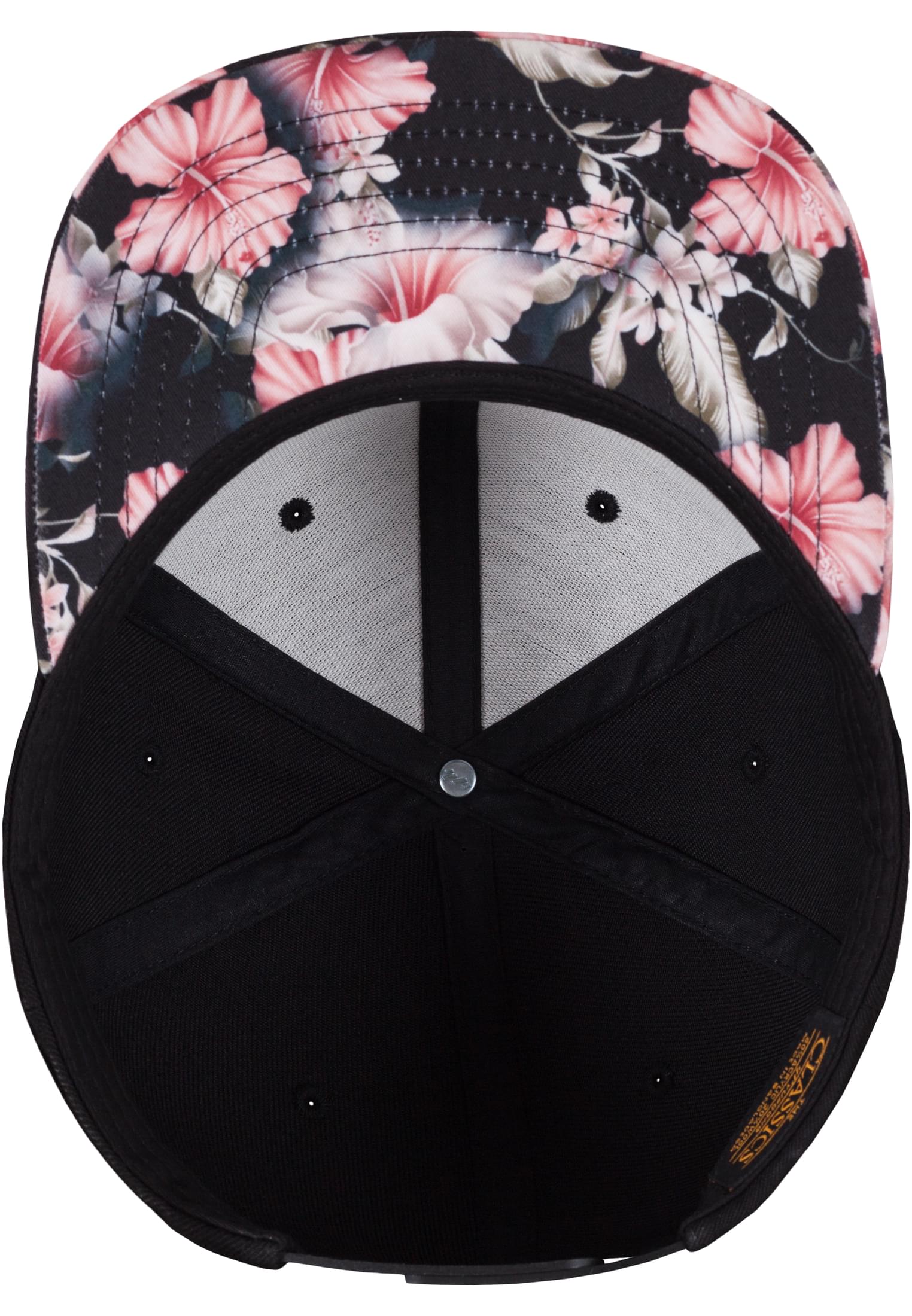 Floral Snapback red | red