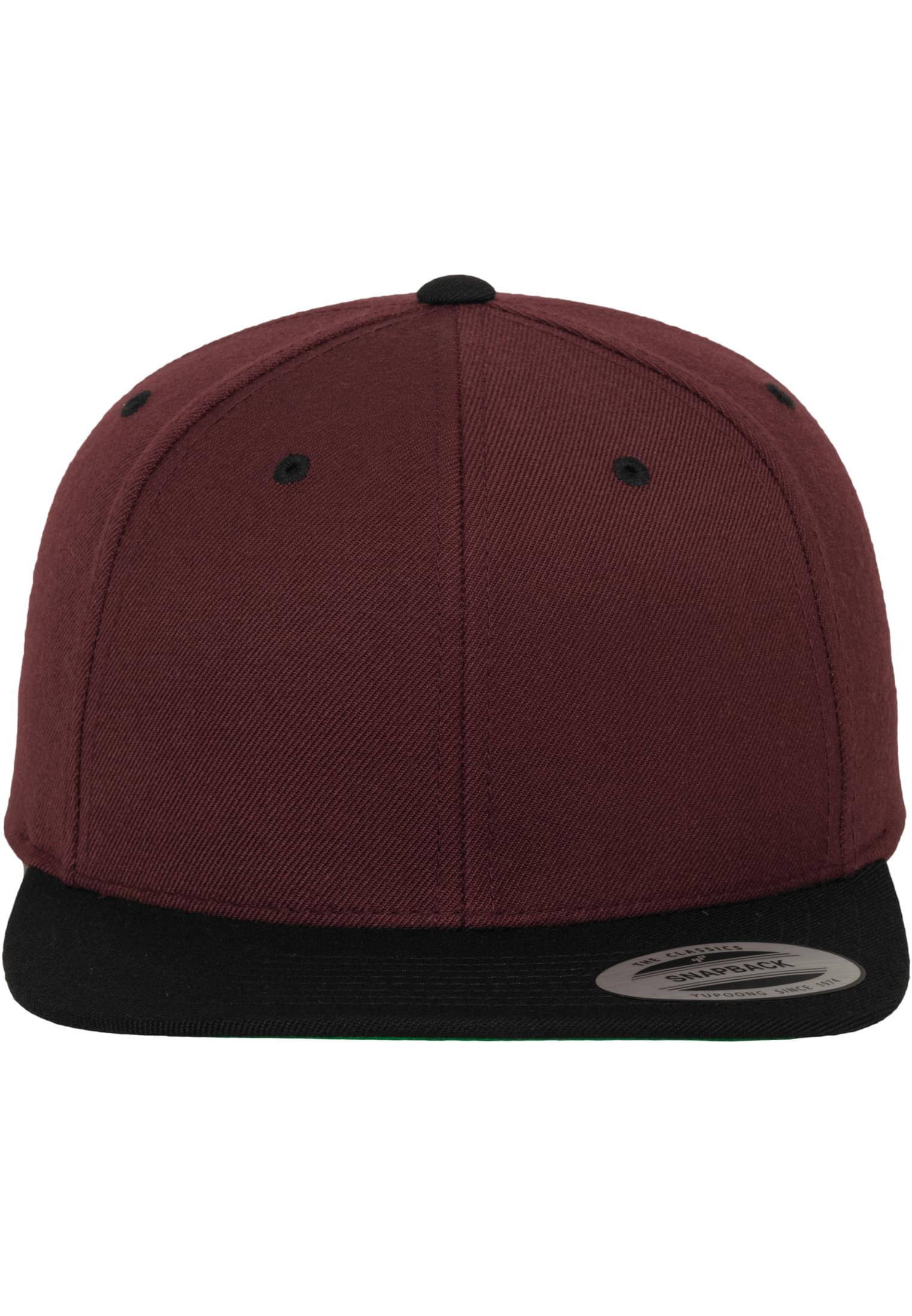 Classic Snapback 2-Tone maroon/blk | maroon/blk