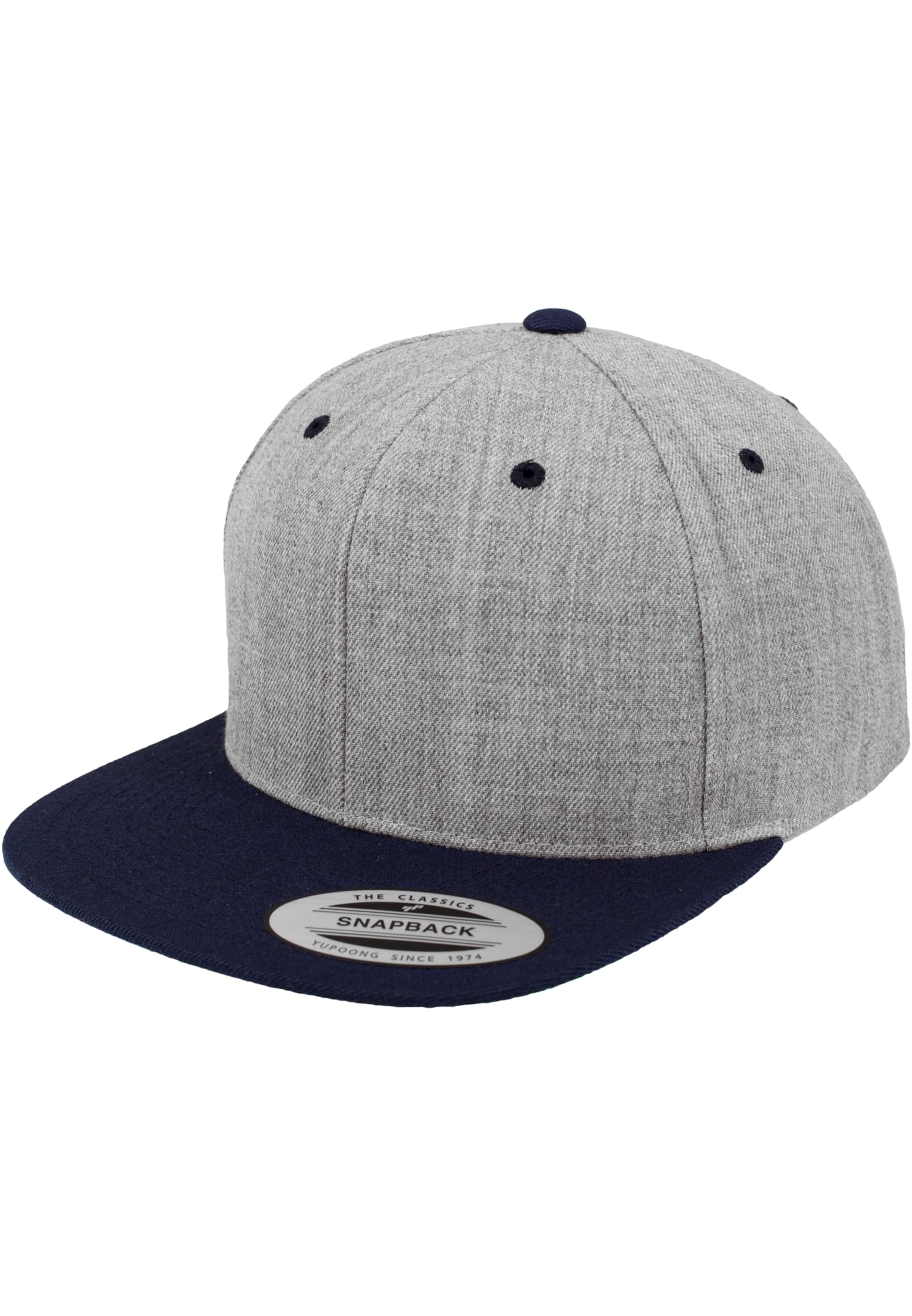 Classic Snapback 2-Tone heather/navy | heather/navy