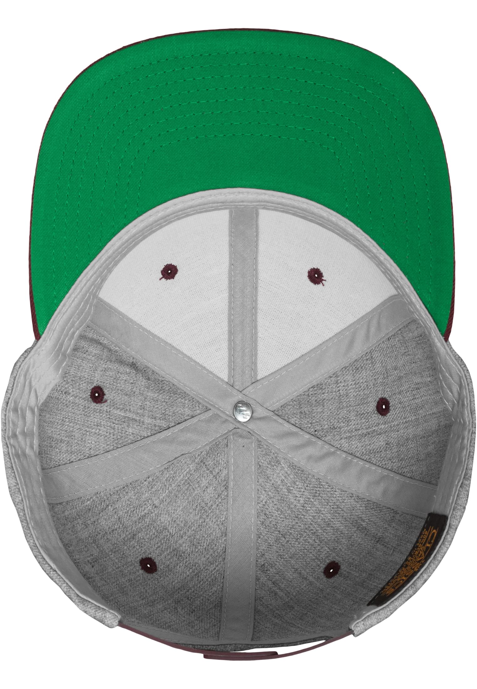 Classic Snapback 2-Tone h.grey/maroon | h.grey/maroon