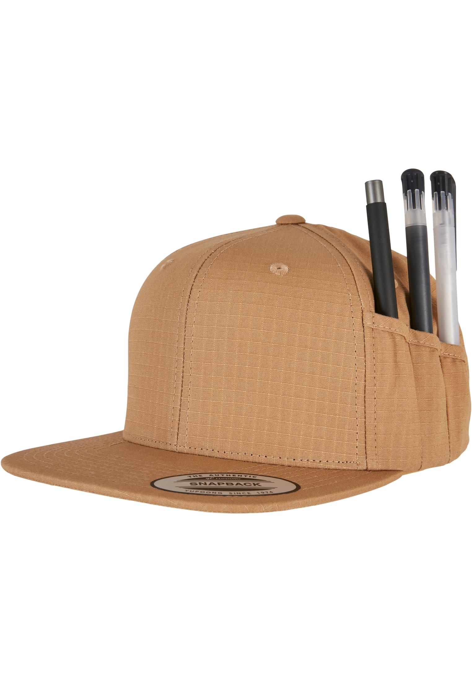 Pencil Holder Snapback Cap ocher | ocher