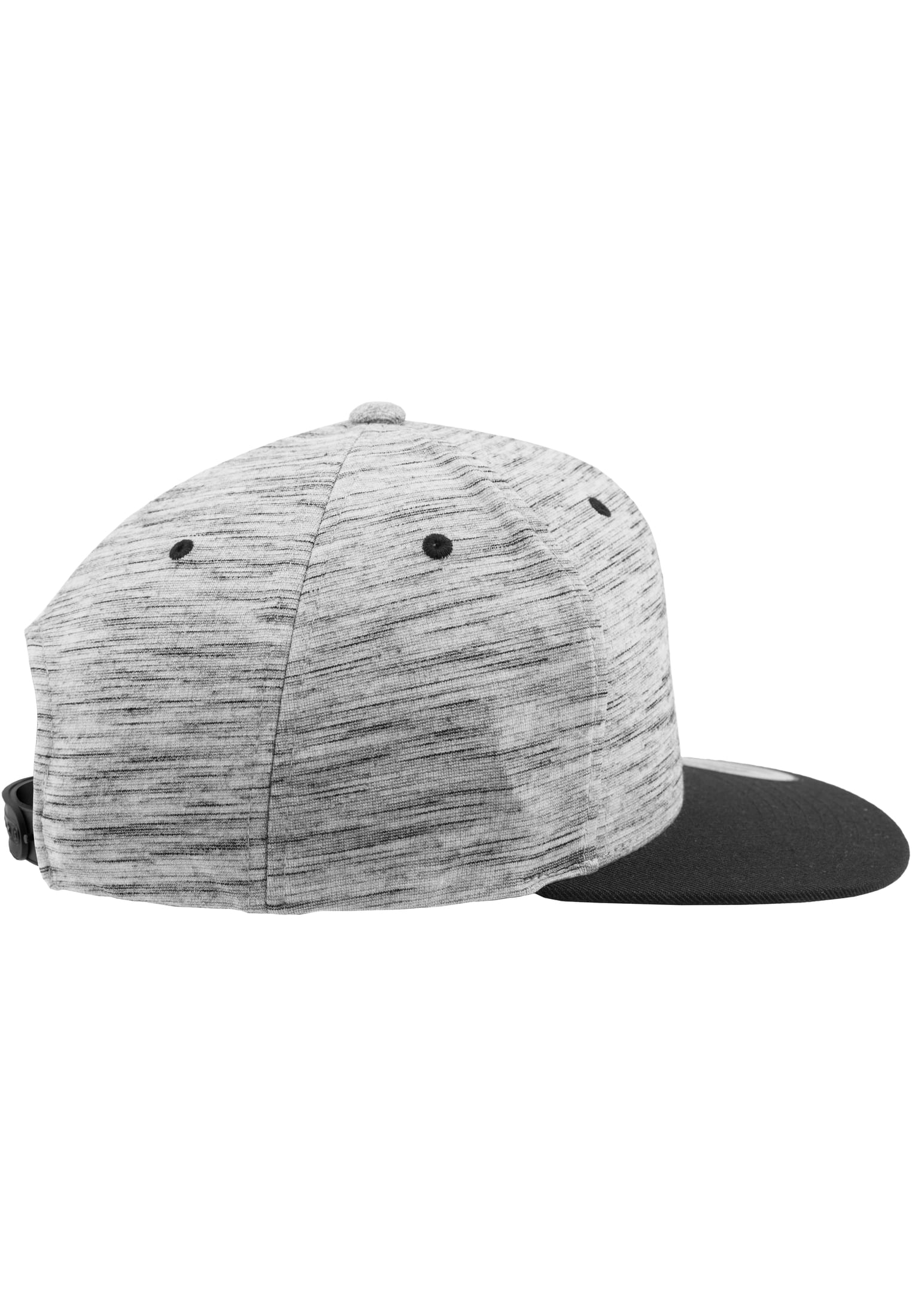 Stripes Melange Crown Snapback blk/gry | blk/gry