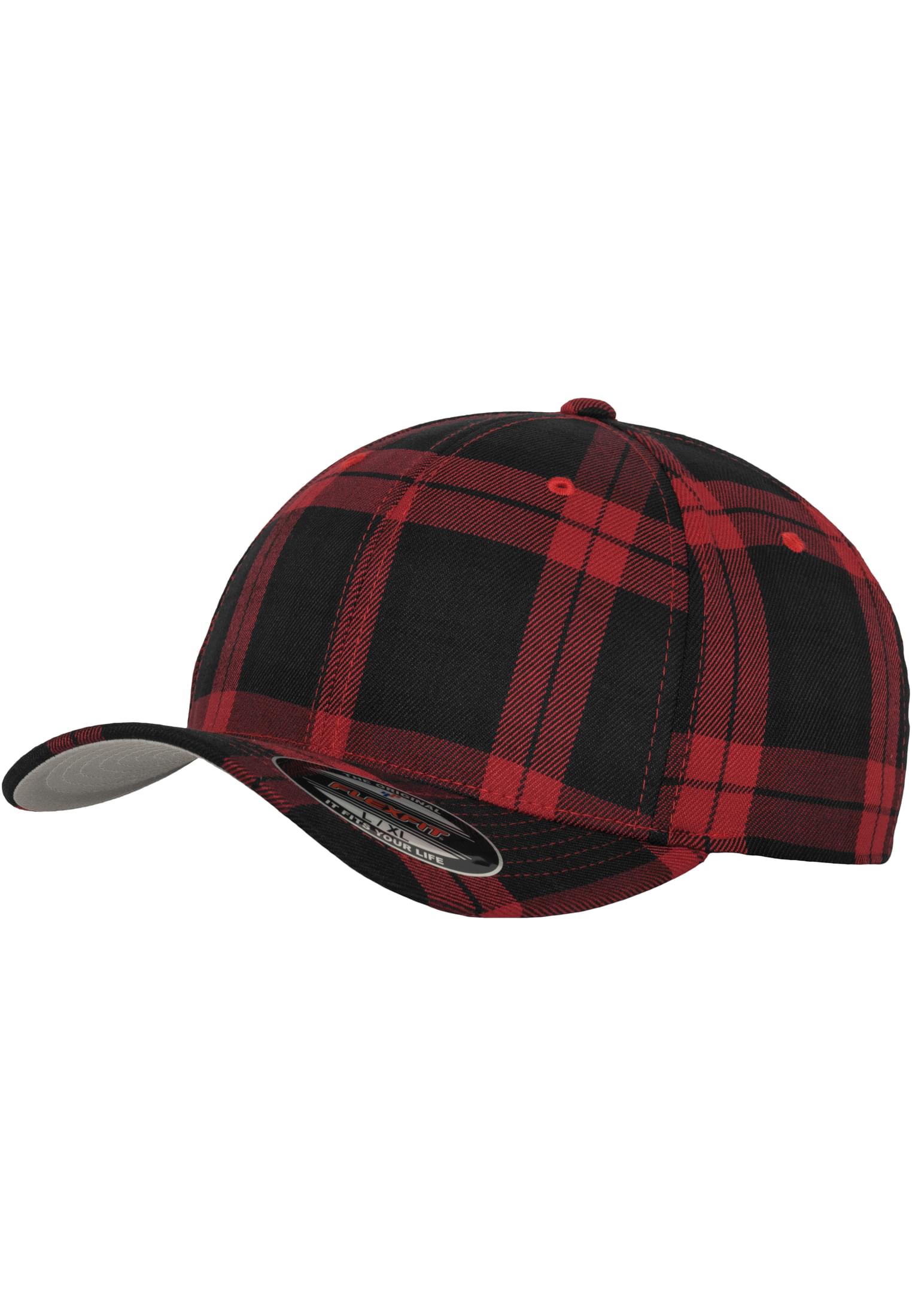 Flexfit Tartan Plaid blk/red | blk/red