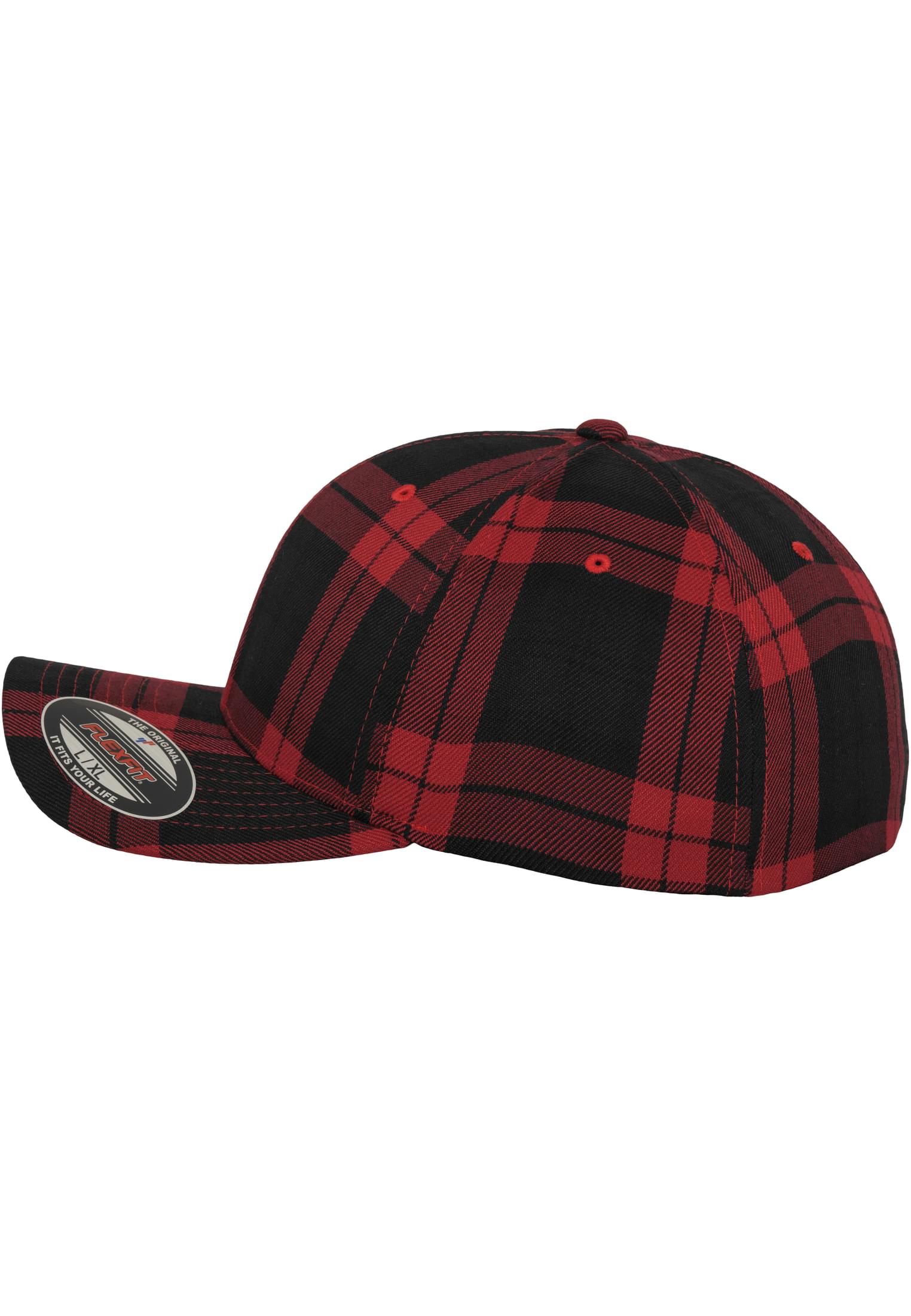 Flexfit Tartan Plaid blk/red | blk/red