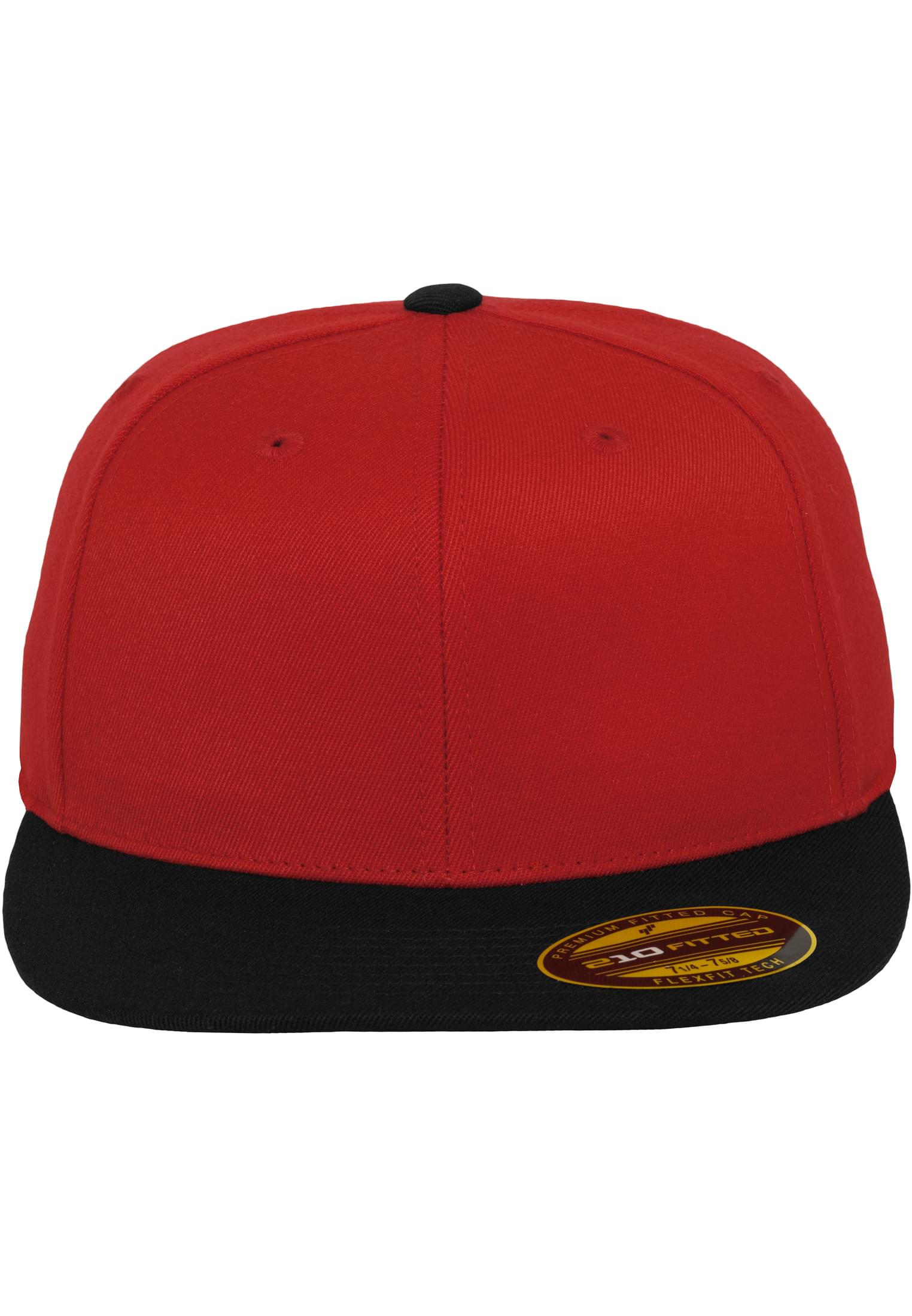 Premium 210 Fitted 2-Tone red/blk | red/blk