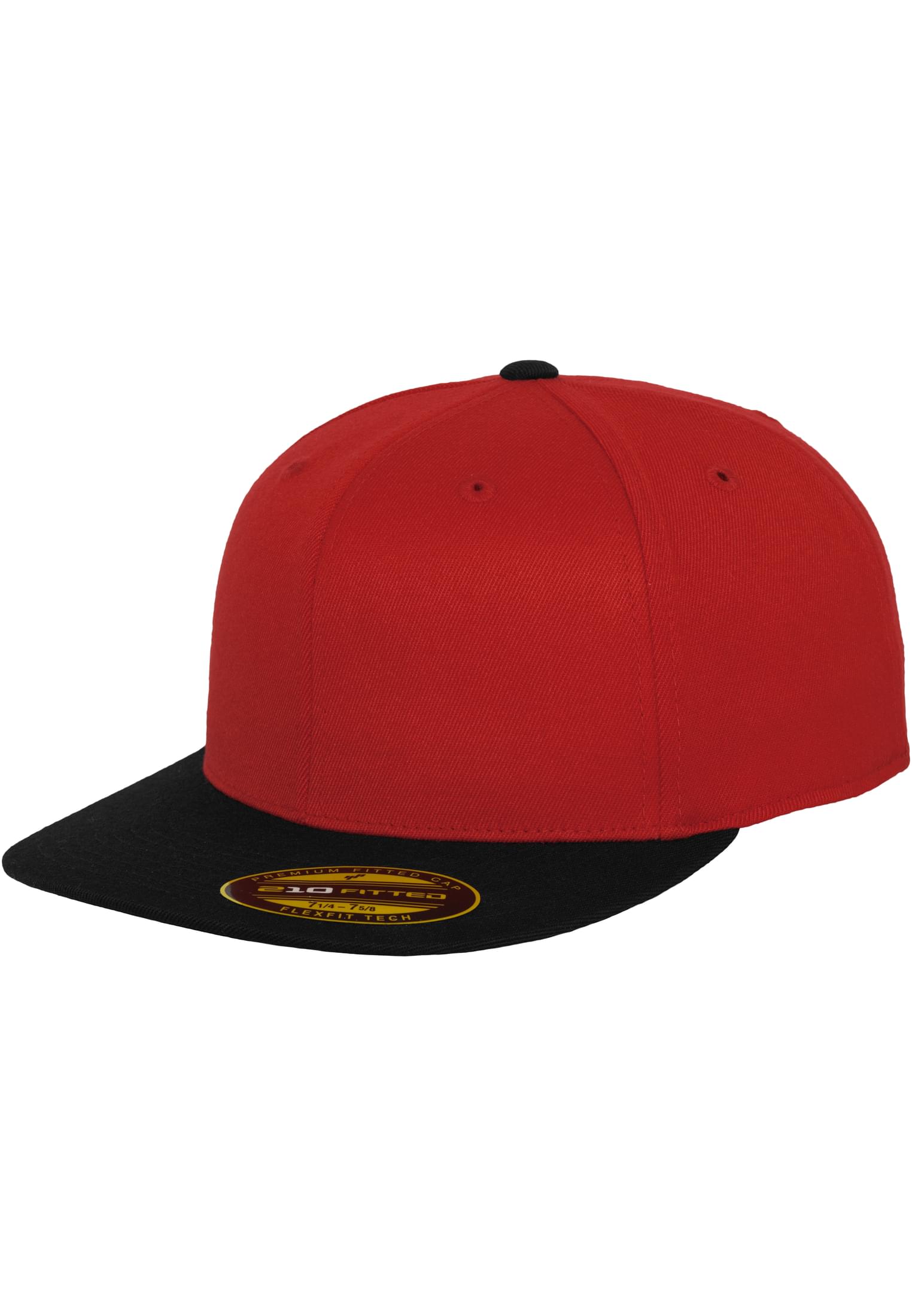 Premium 210 Fitted 2-Tone red/blk | red/blk
