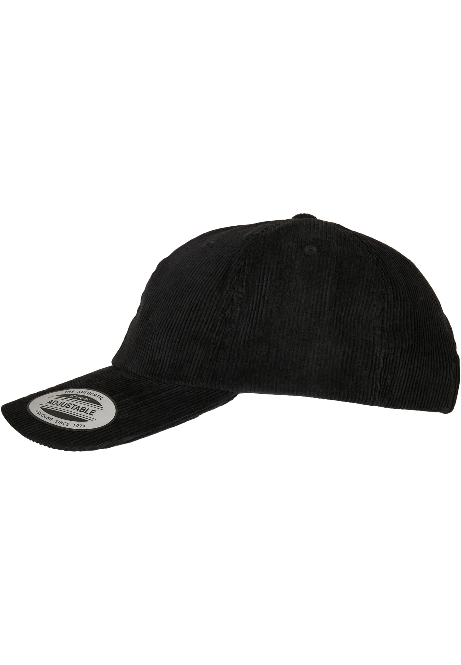 Low Profile Corduroy Dad Cap black | black
