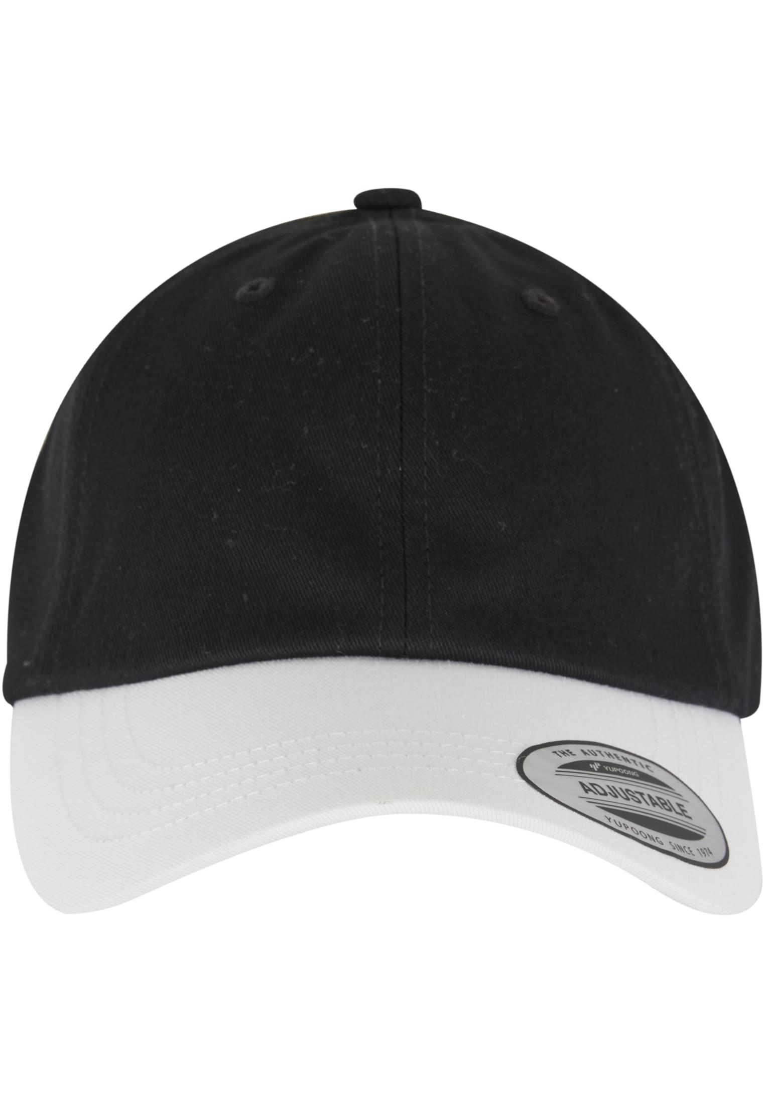 Low Profile Cotton Twill 2-Toned blk/wht | blk/wht