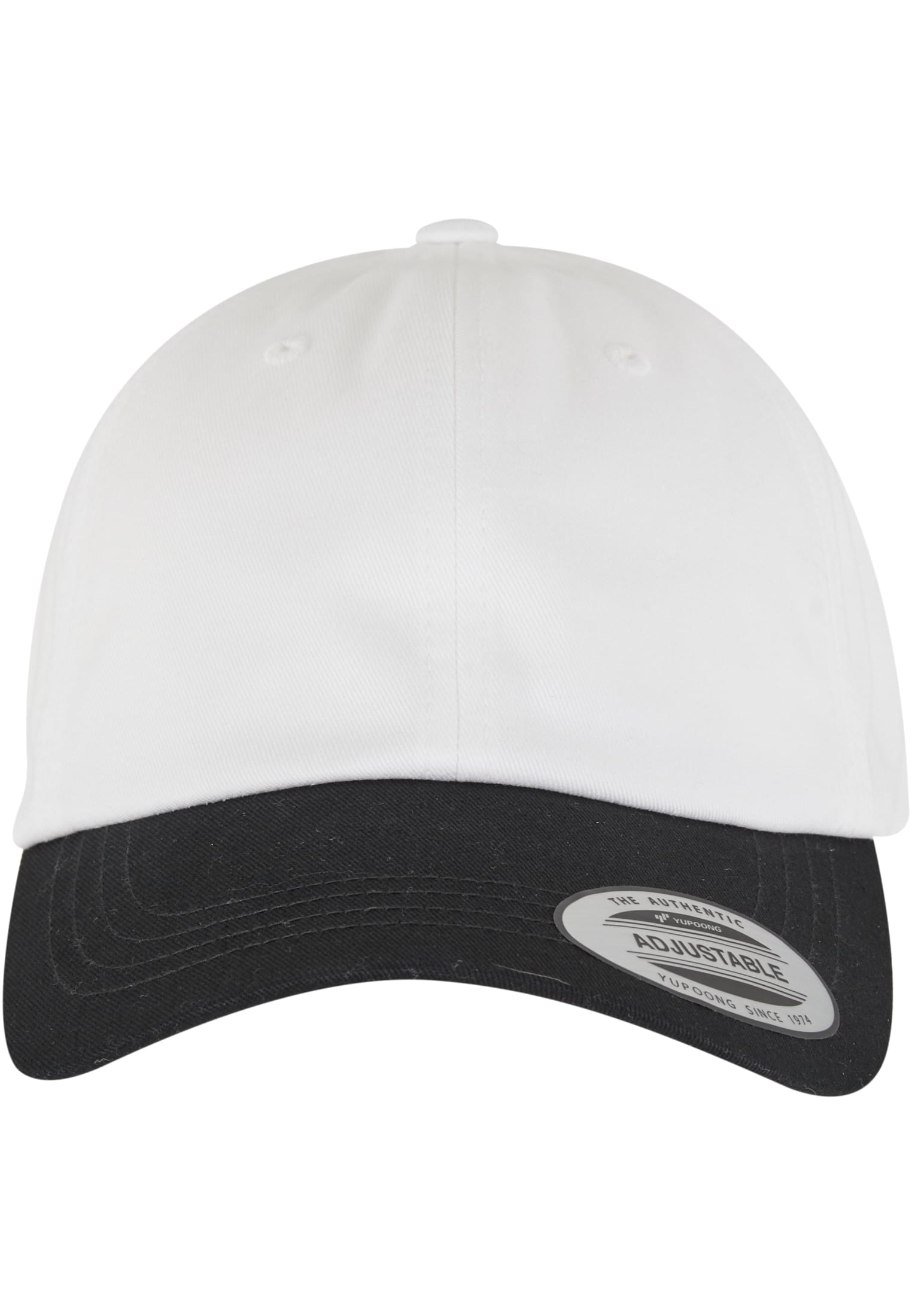 Low Profile Cotton Twill 2-Toned wht/blk | wht/blk
