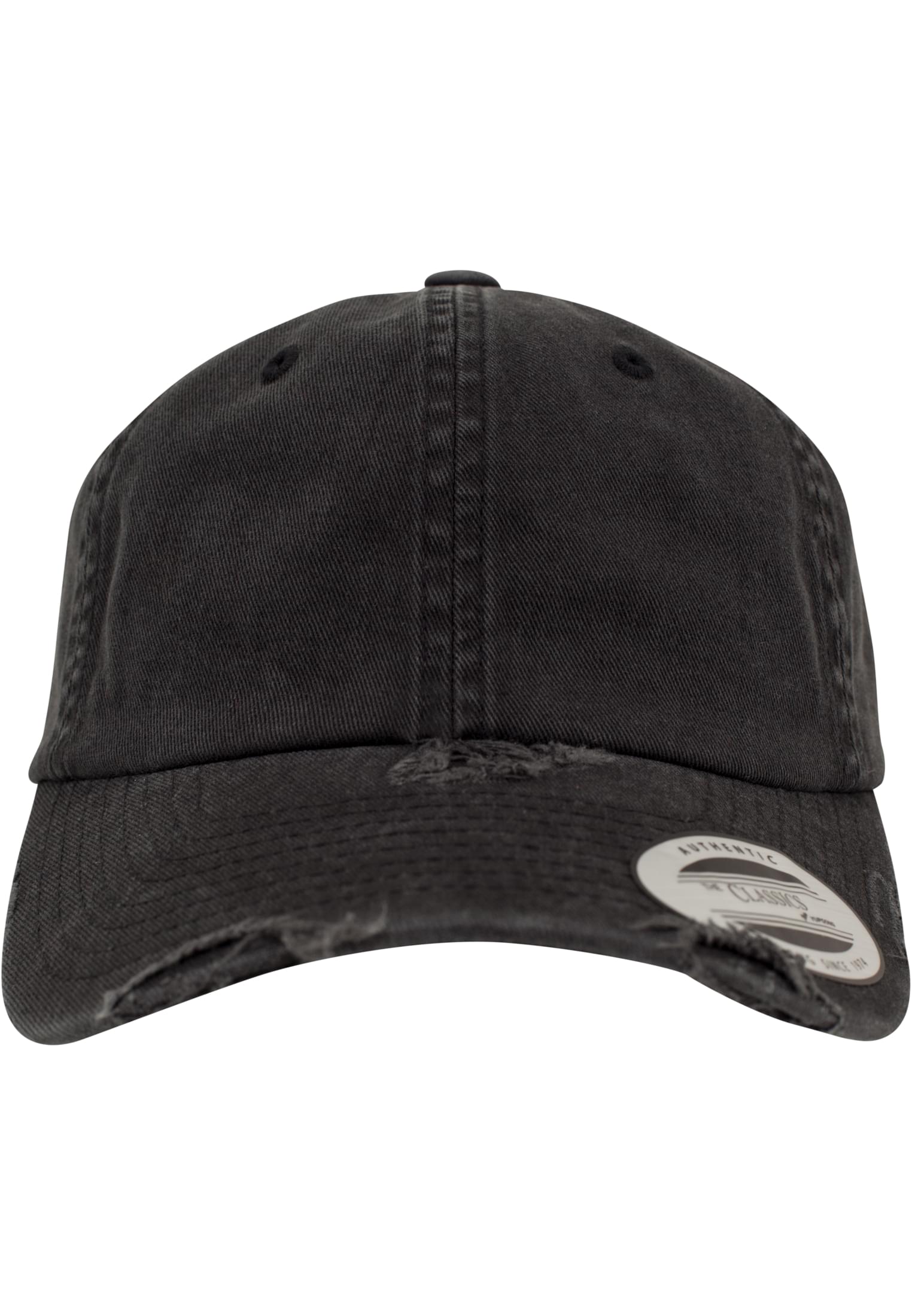 Low Profile Destroyed Cap black | black
