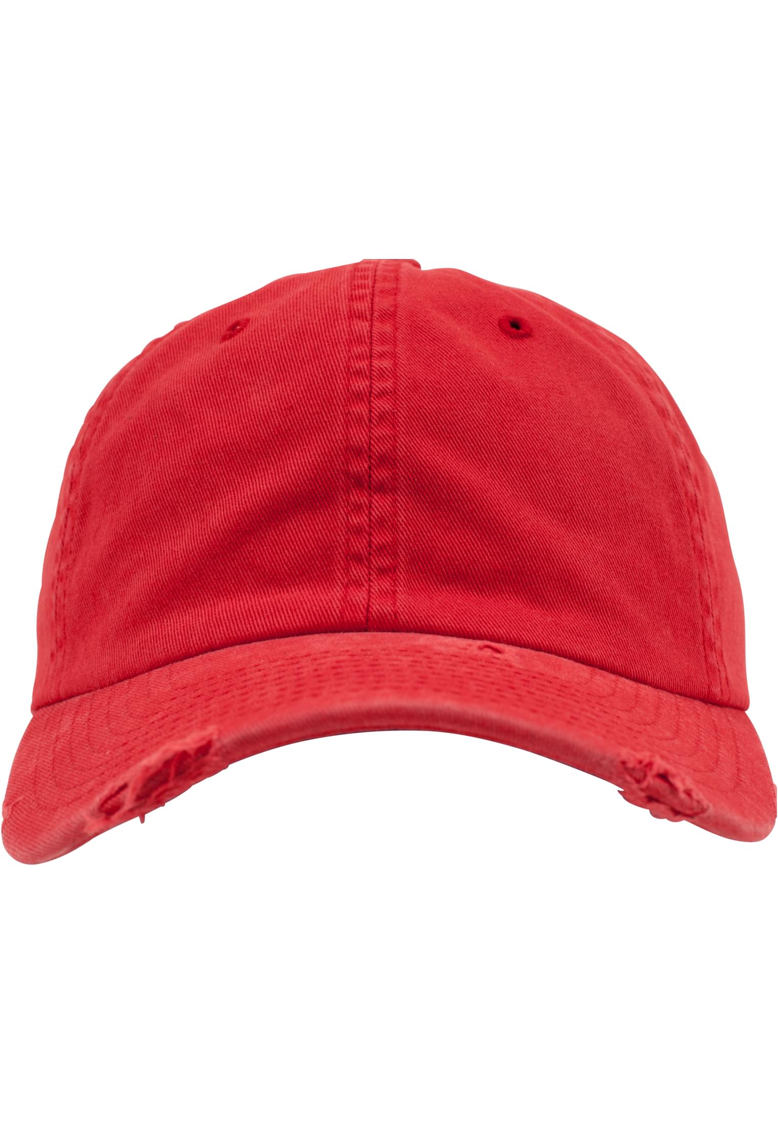 Low Profile Destroyed Cap red | red